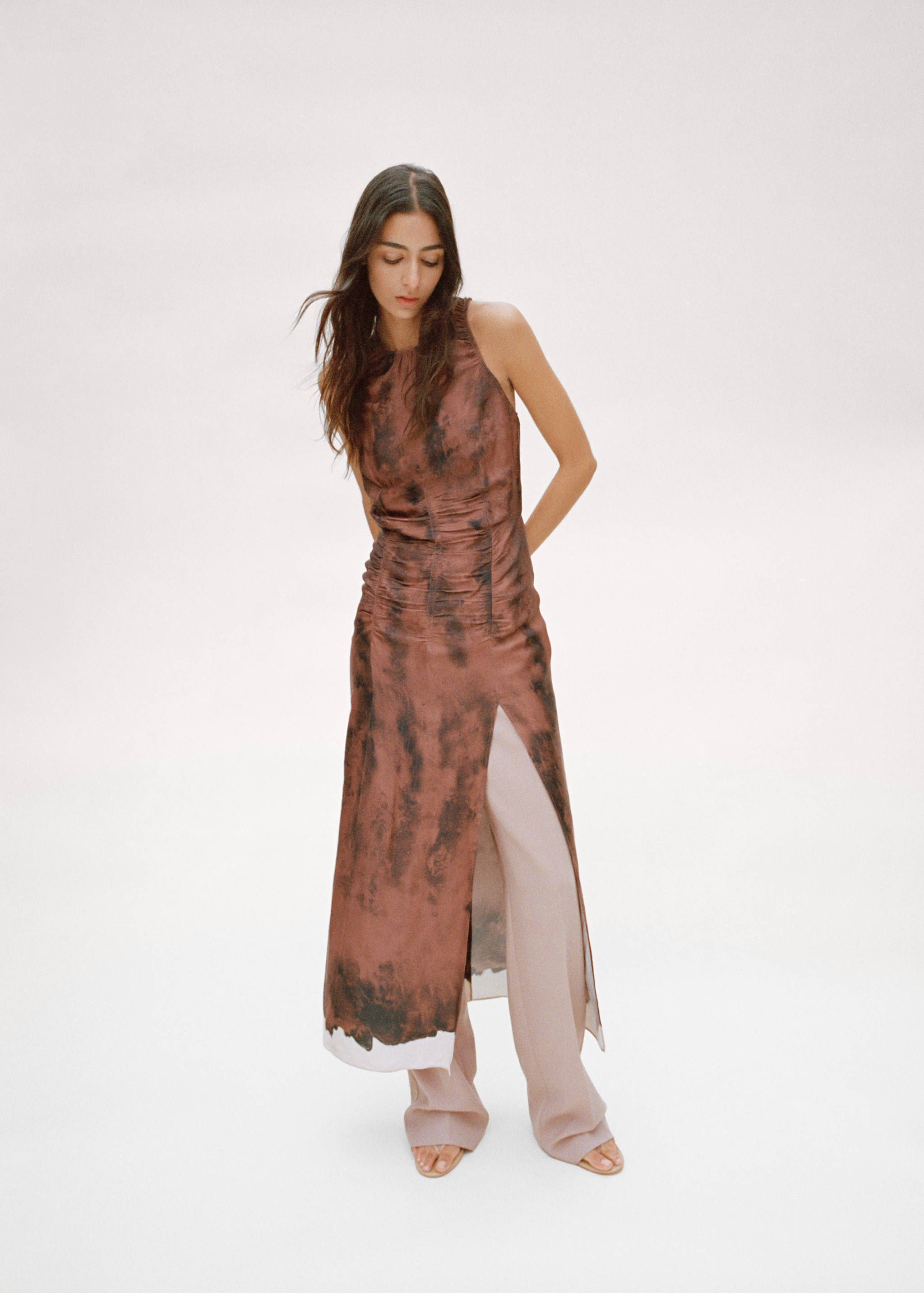 Robe tie and dye drapée - Détail de l'article 7