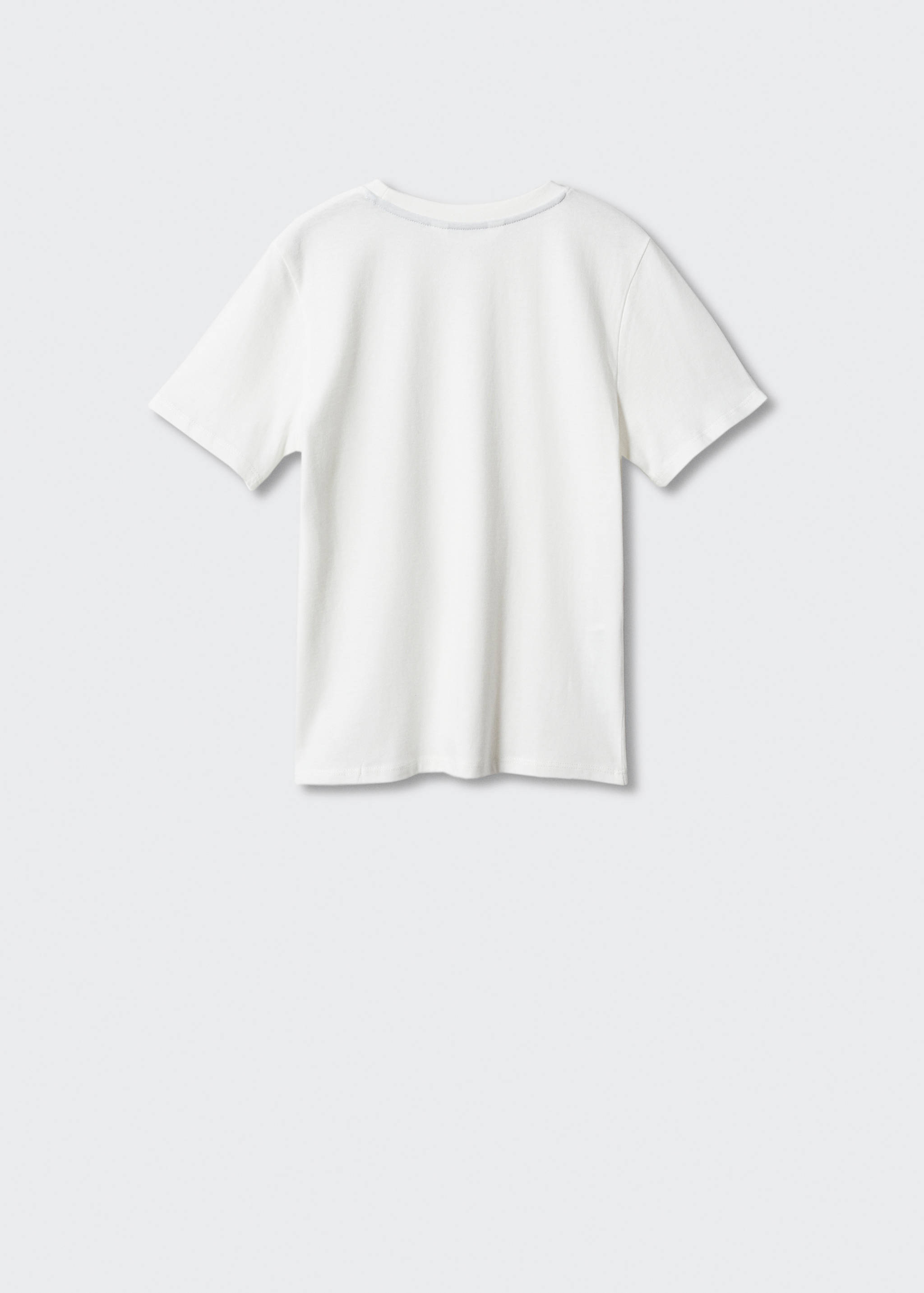 Basic 100% cotton t-shirt - Reverse of the article