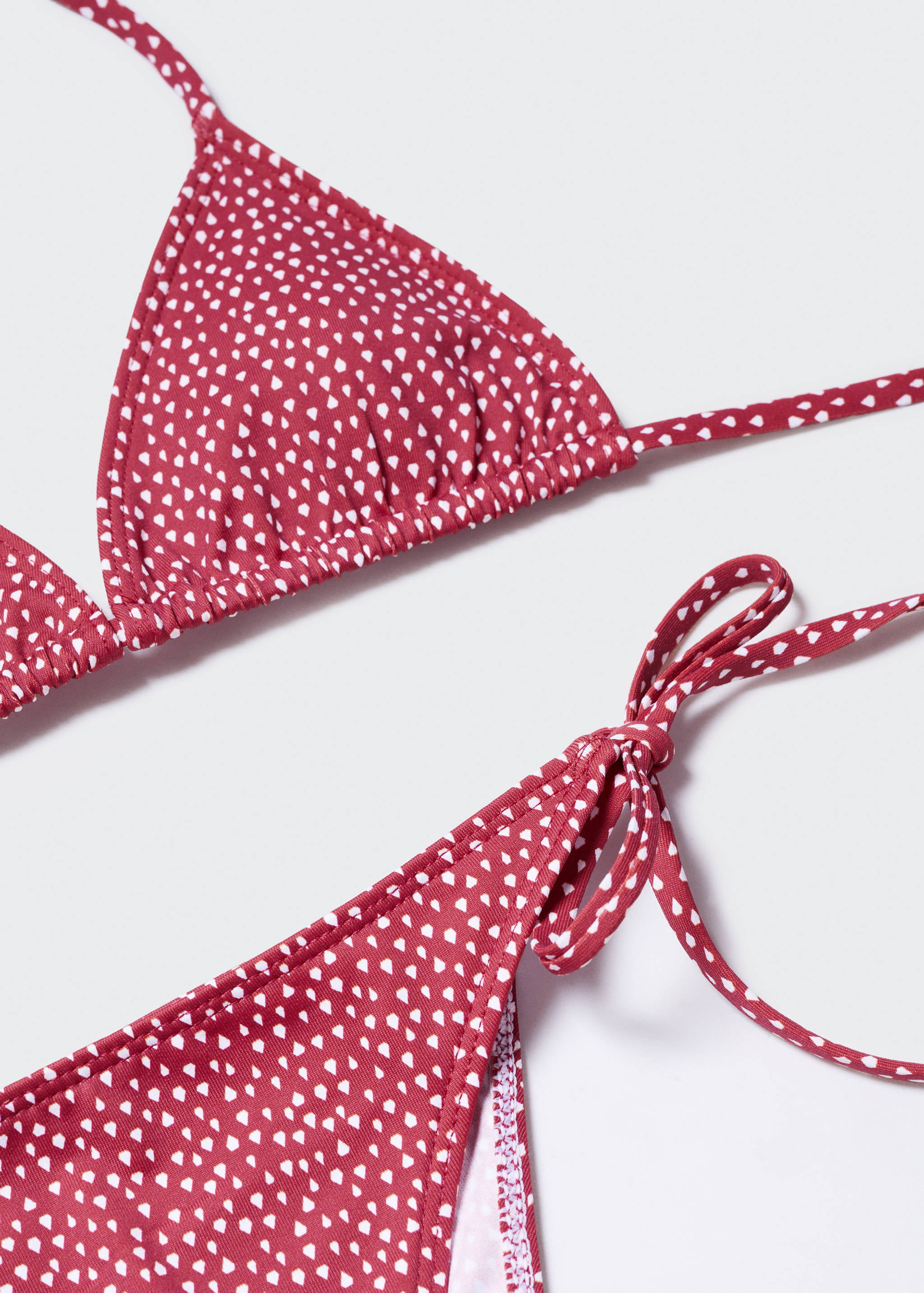 Бикини с принтом в горошек - Деталь изделия 8
