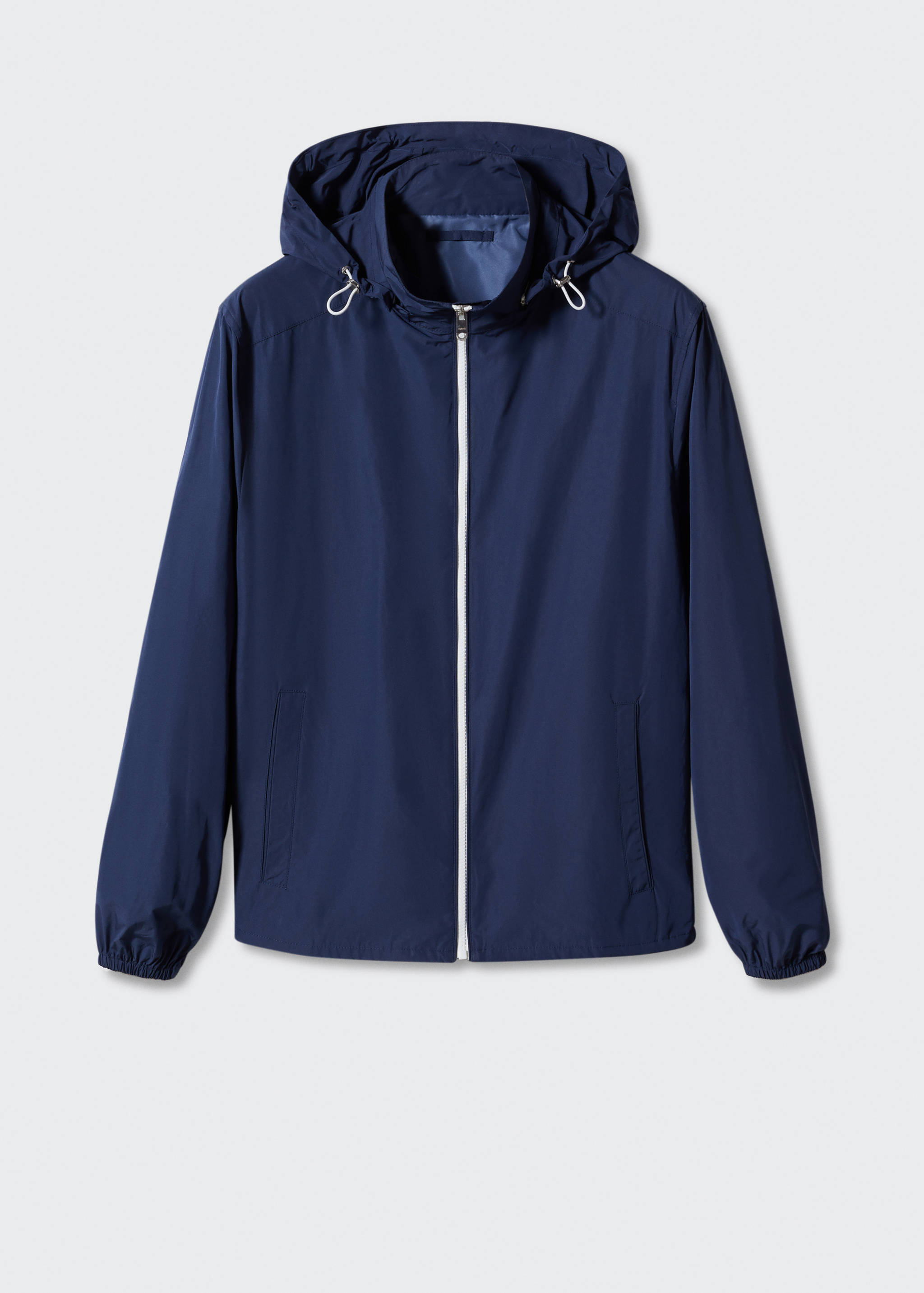 Water-repellent hooded jacket - Article without model