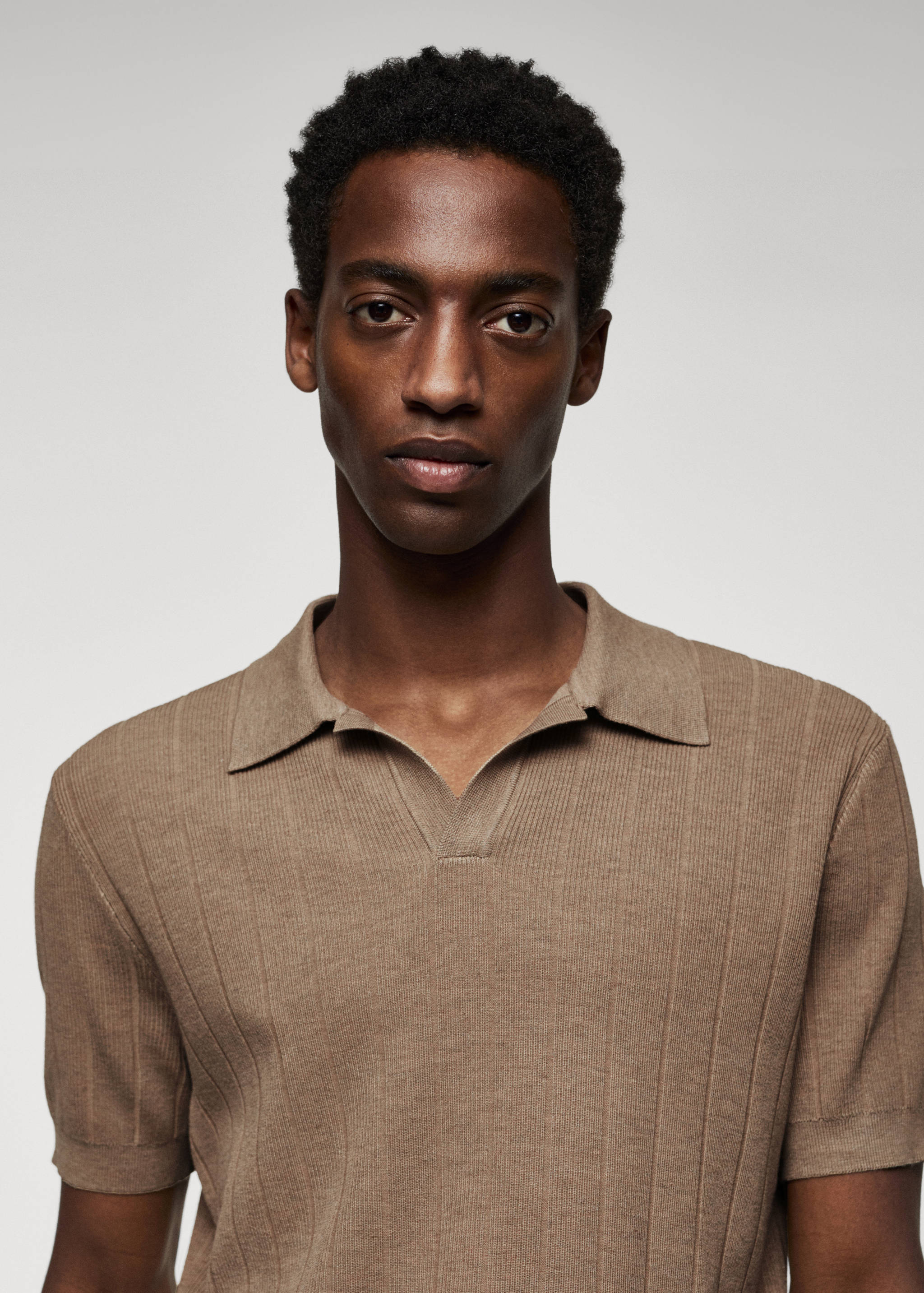 Polo maille modal structuré  - Détail de l'article 1