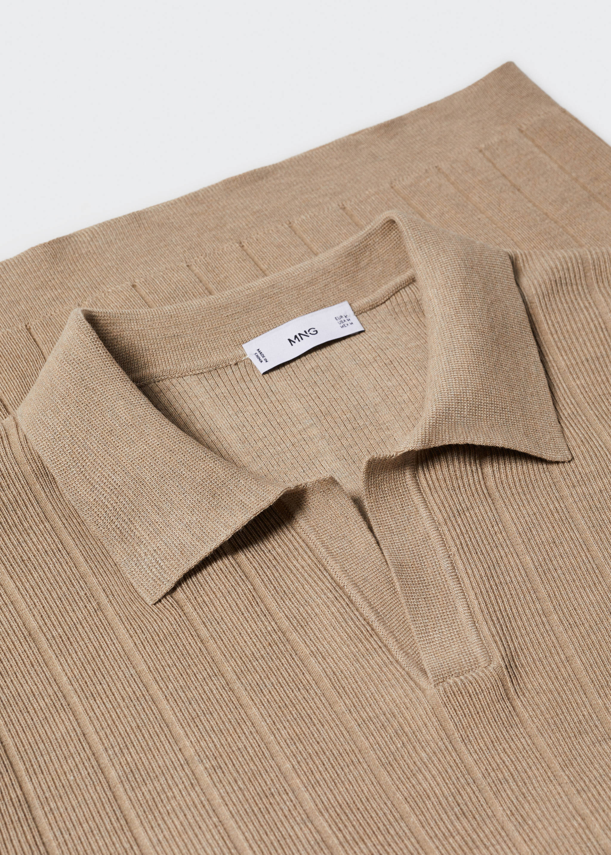 Polo maille modal structuré  - Détail de l'article 8