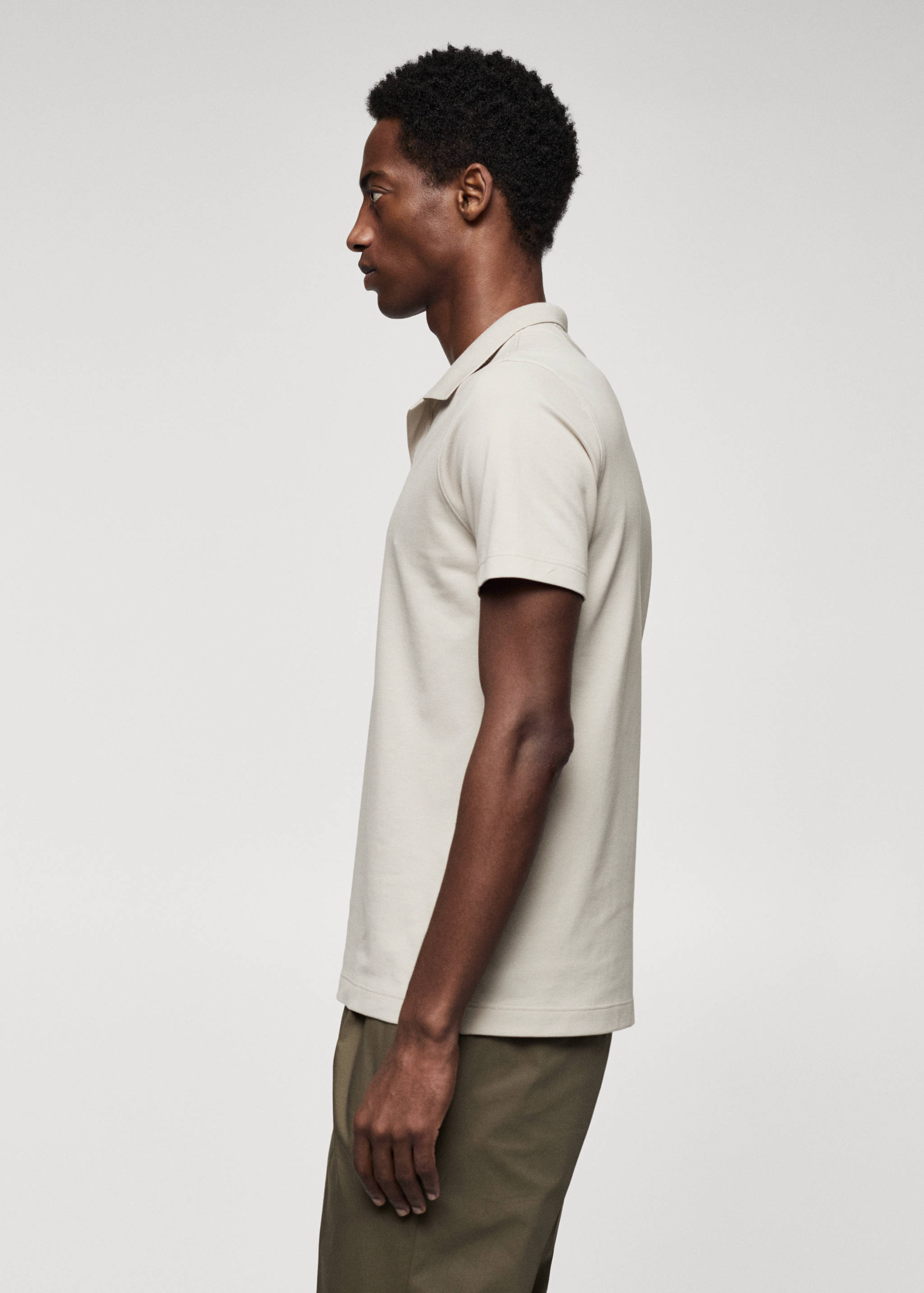 Cotton piqué polo shirt - Details of the article 6