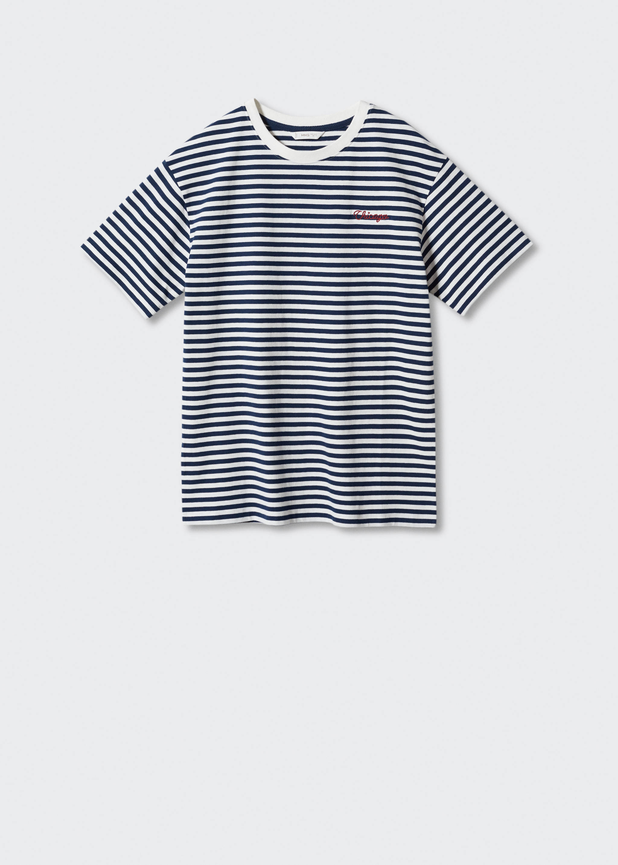 Striped cotton T-shirt - Article without model