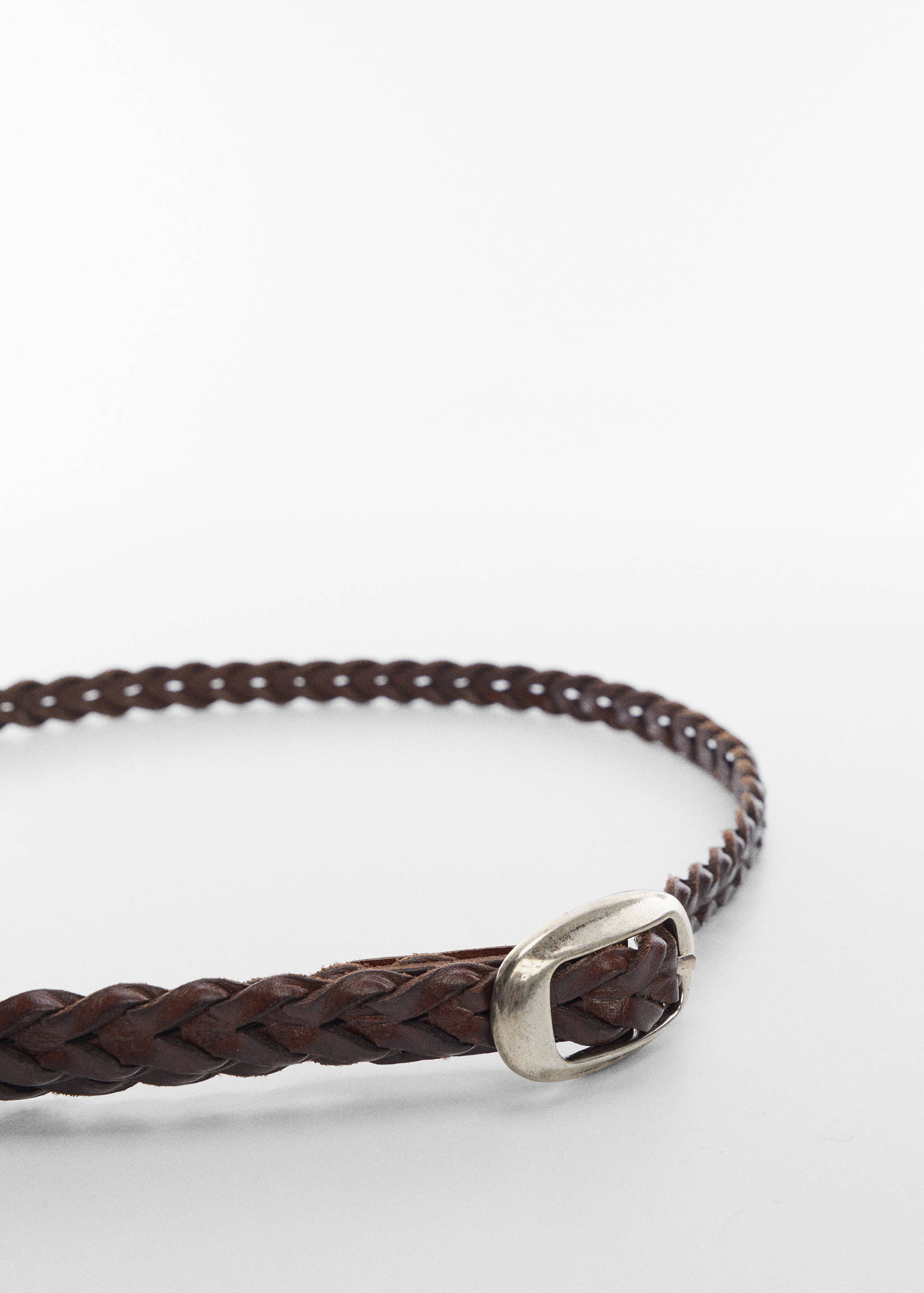 حزام جلد مضفر - رؤية وسط