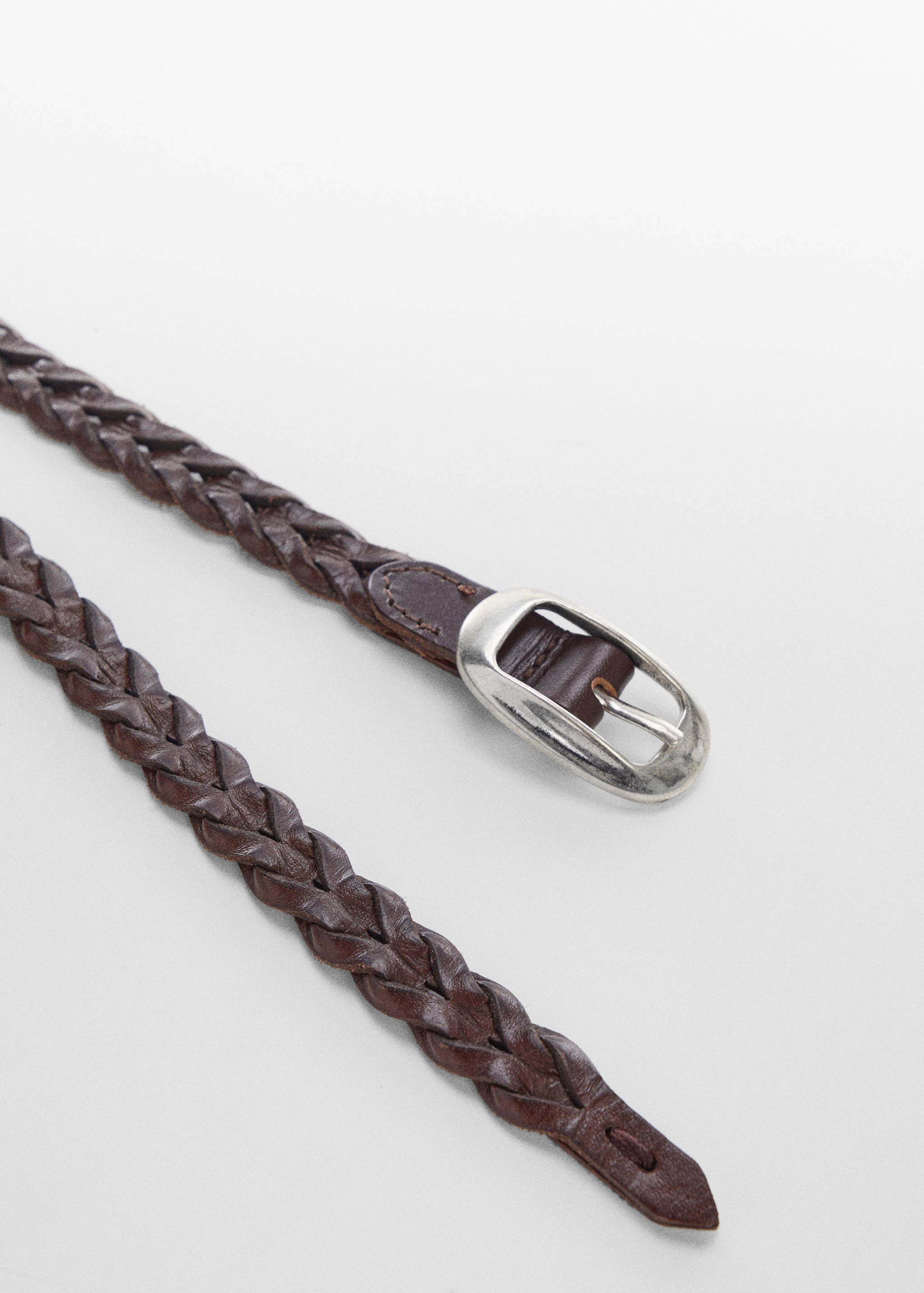 حزام جلد مضفر - تفاصيل المنتج 2