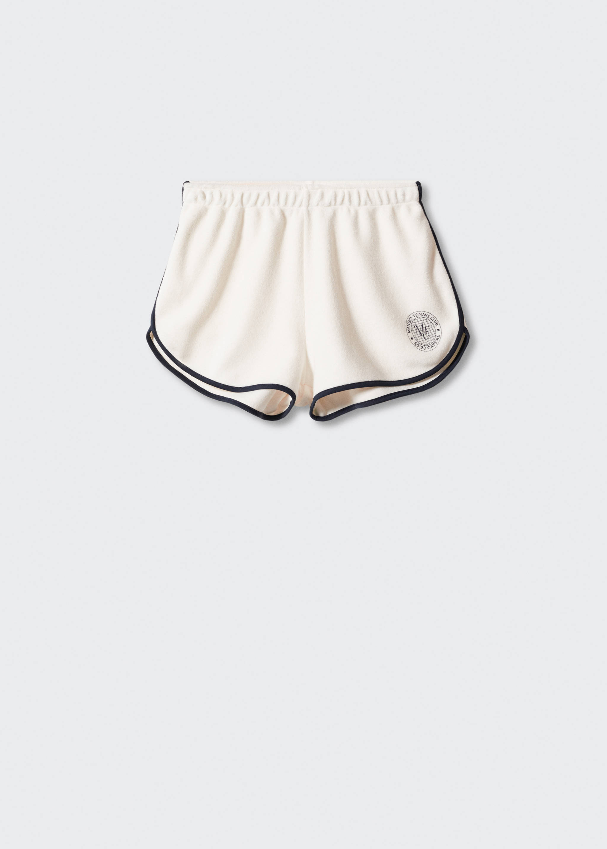 Knitted shorts with logo - Article without model