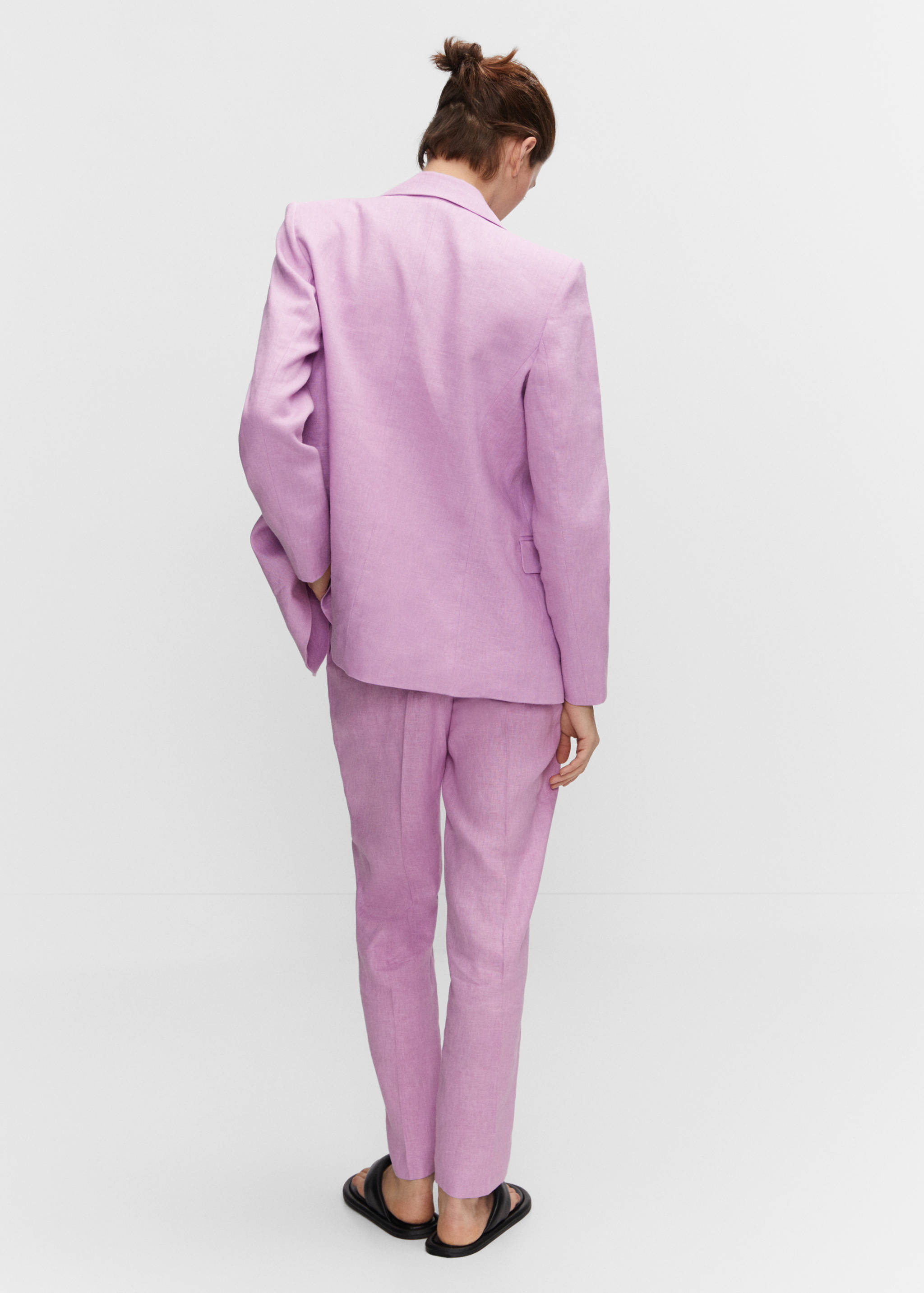 100% linen pants - Reverse of the article