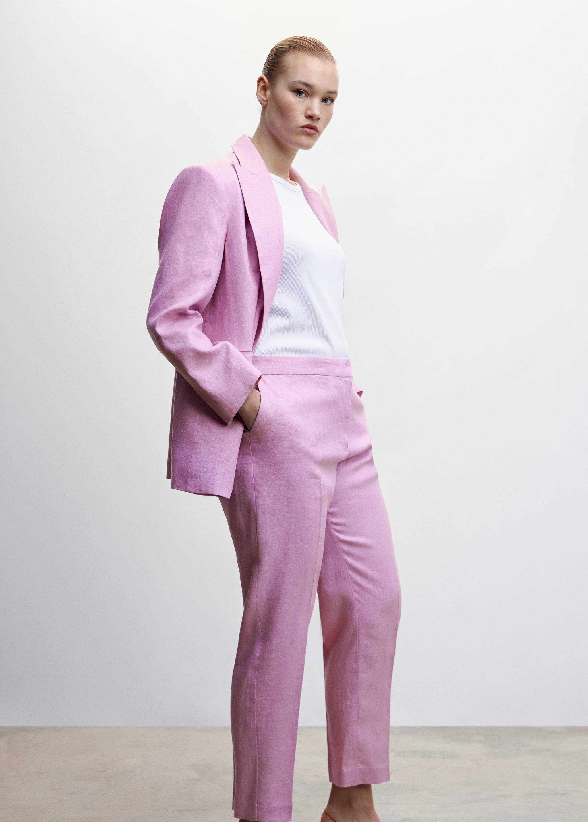 100% linen pants - Details of the article 5