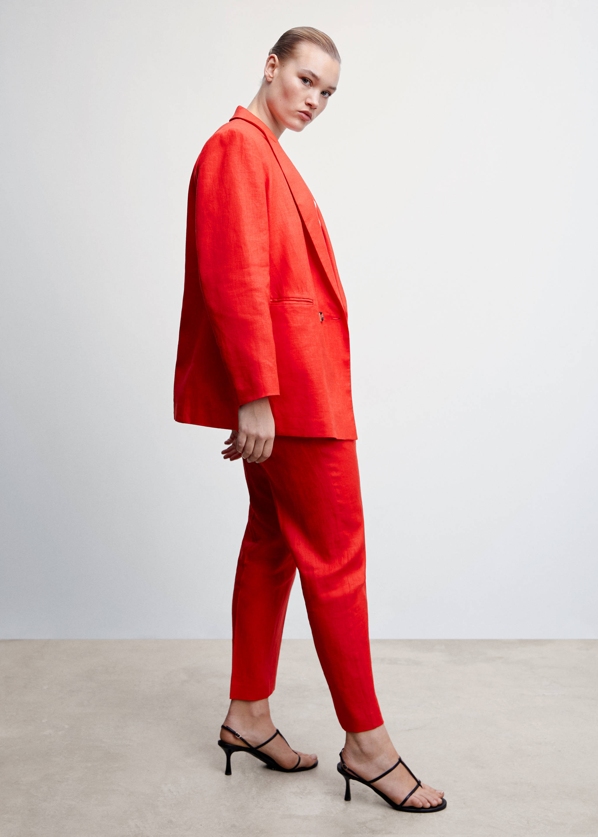 100% linen pants - Details of the article 4