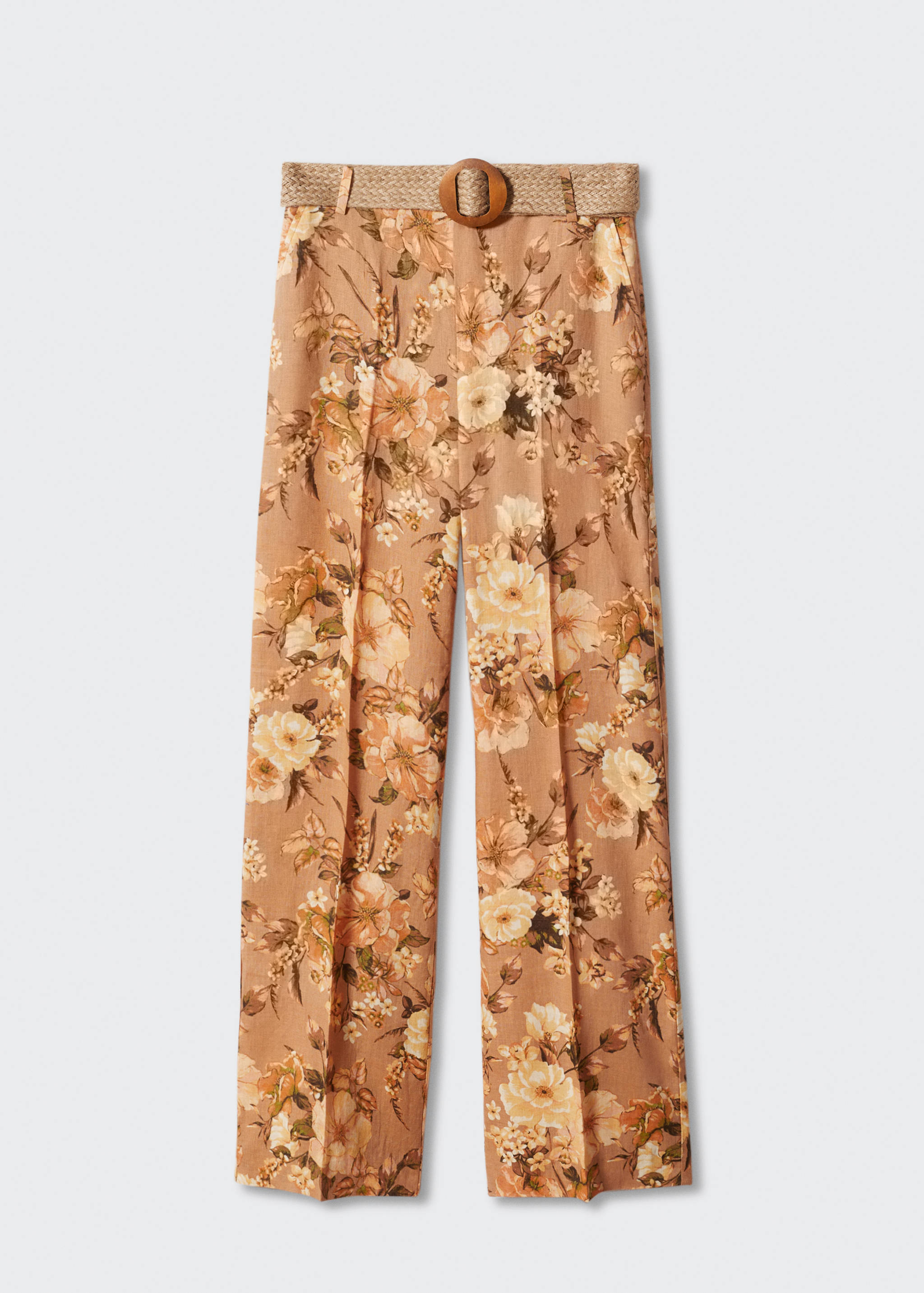Floral linen pants - Article without model