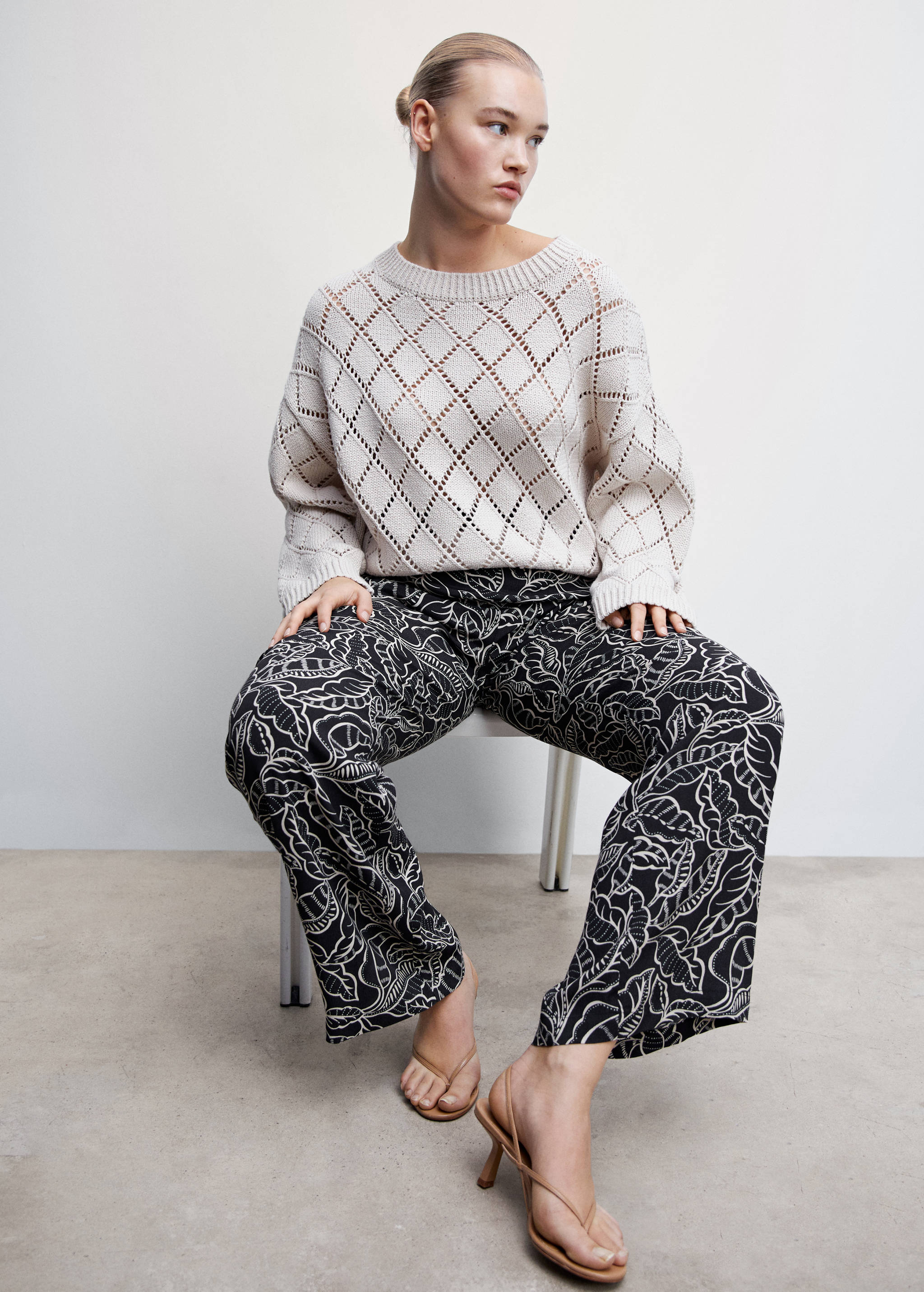 Брюки палаццо - Деталь изделия 4