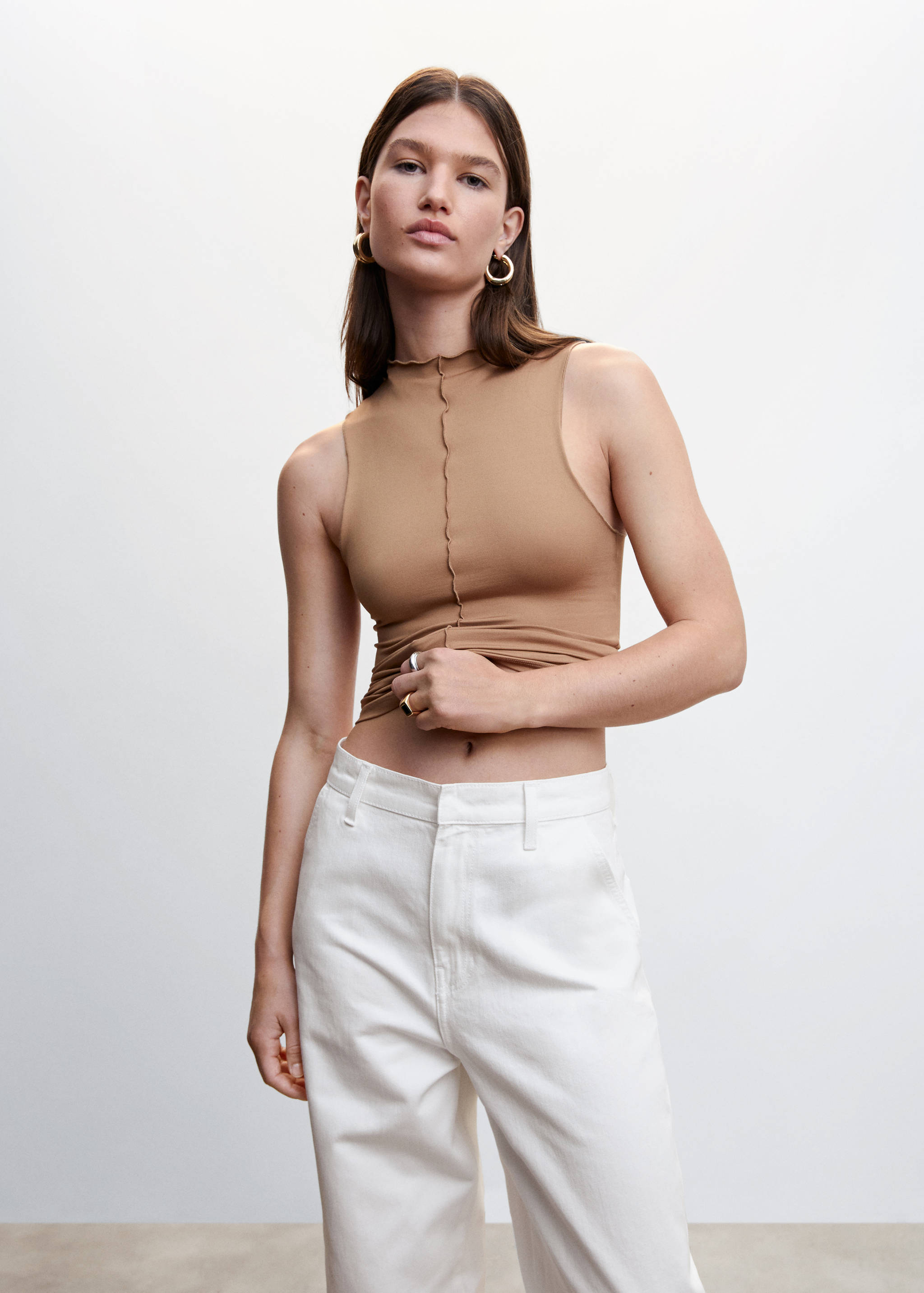 Wideleg mid-rise jeans - Medium plane