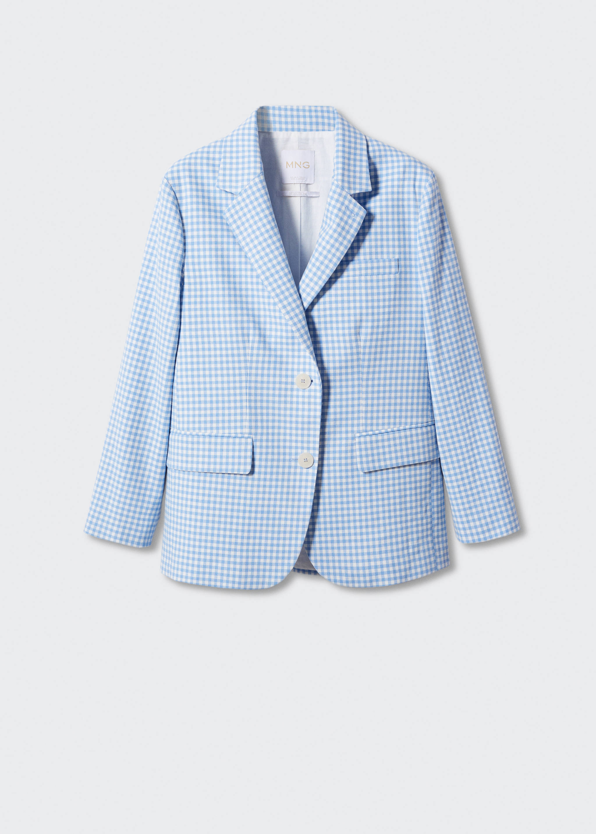 Gingham blazer - Article without model