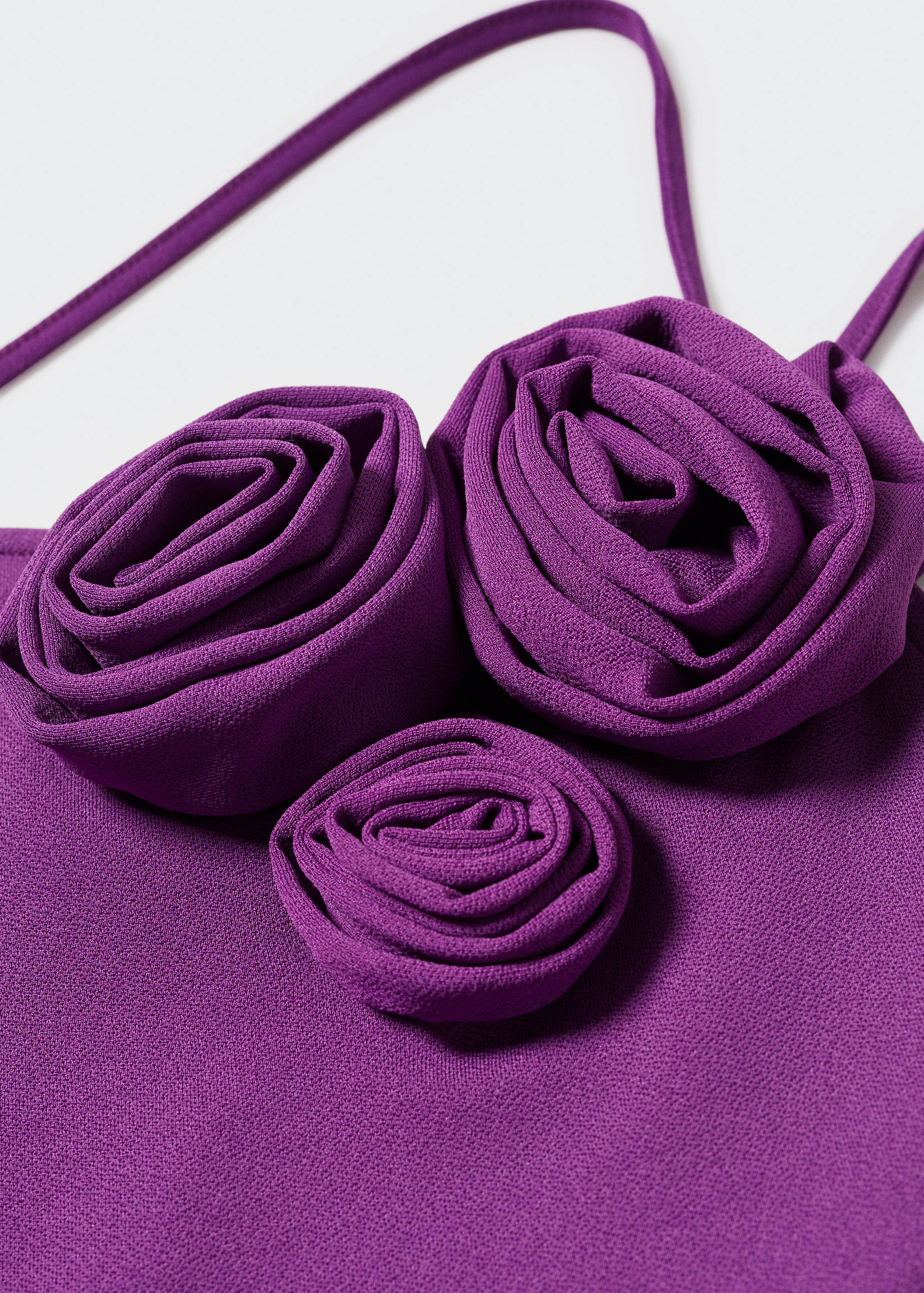 Asymmetrical maxi flower dress - Details of the article 8