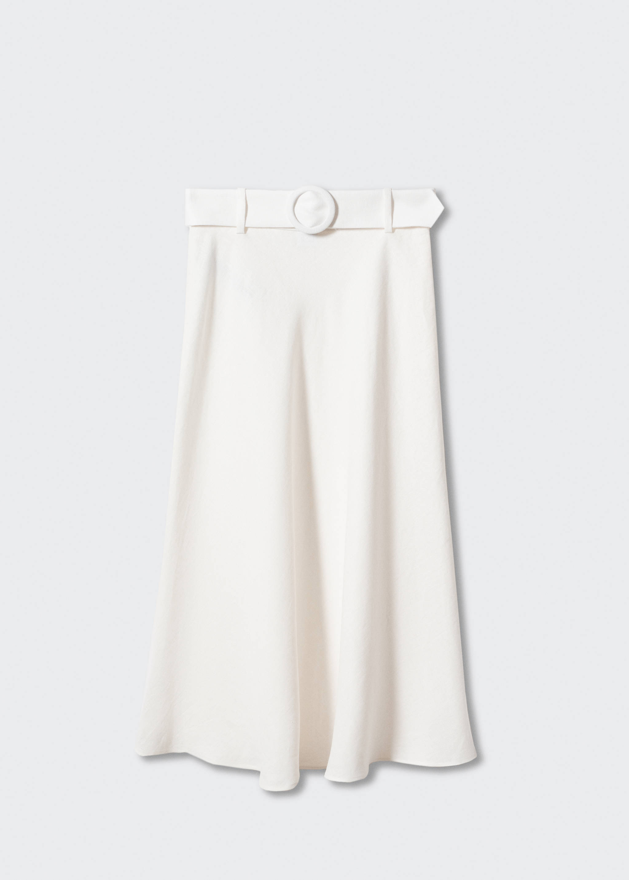 Linen skirt with belt - Article without model