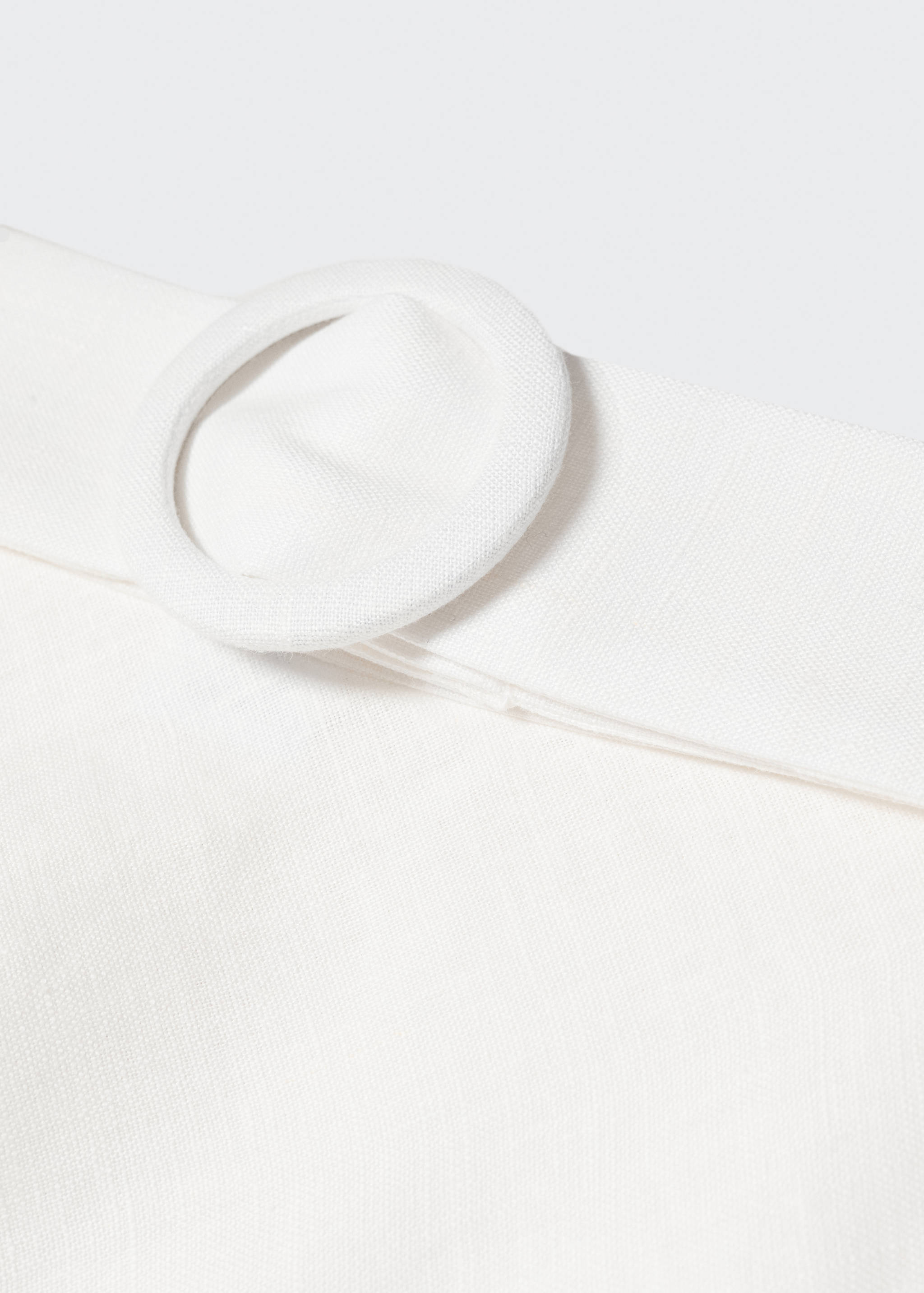 Linen skirt with belt - Details of the article 8