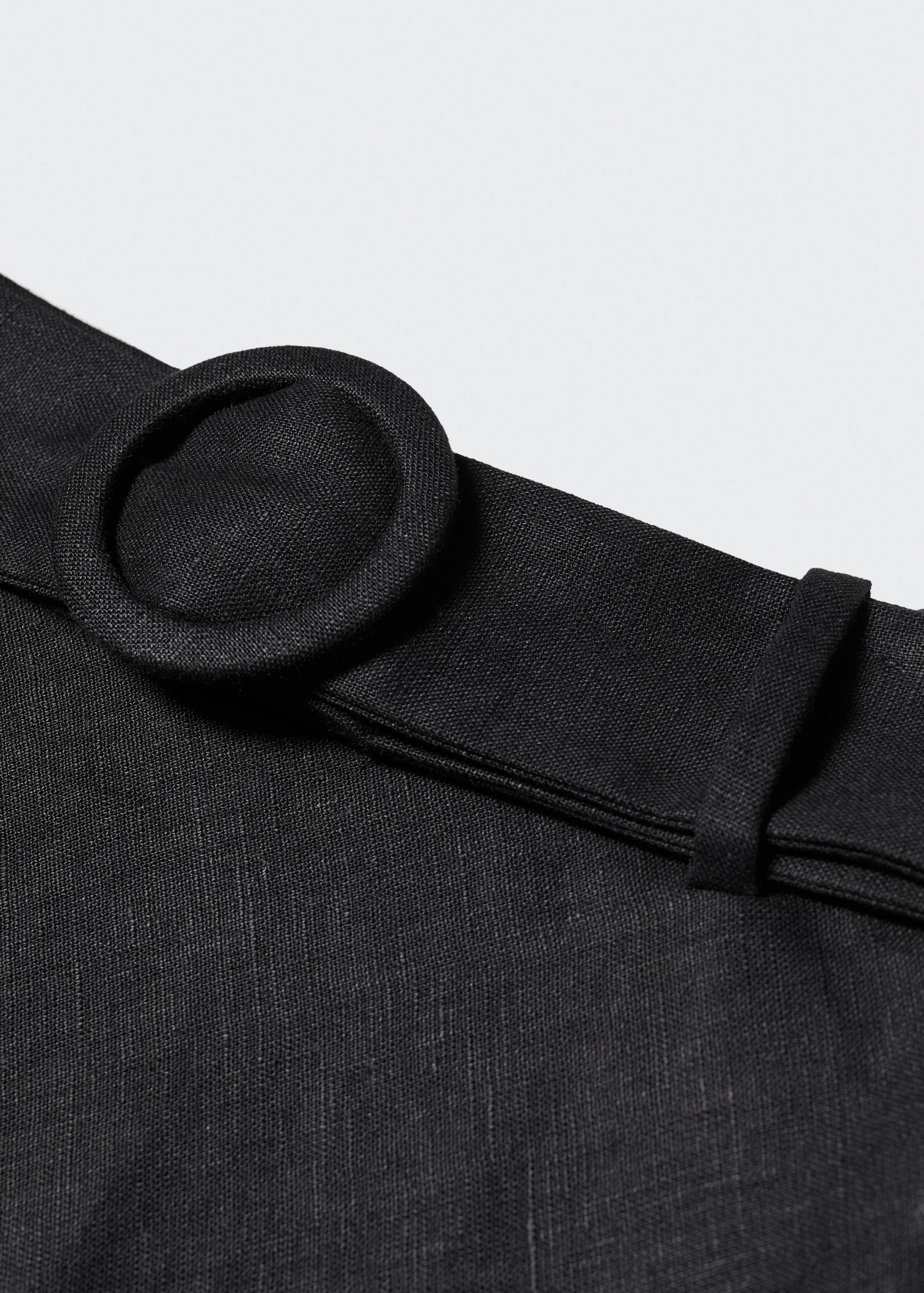 Linen skirt with belt - Details of the article 8