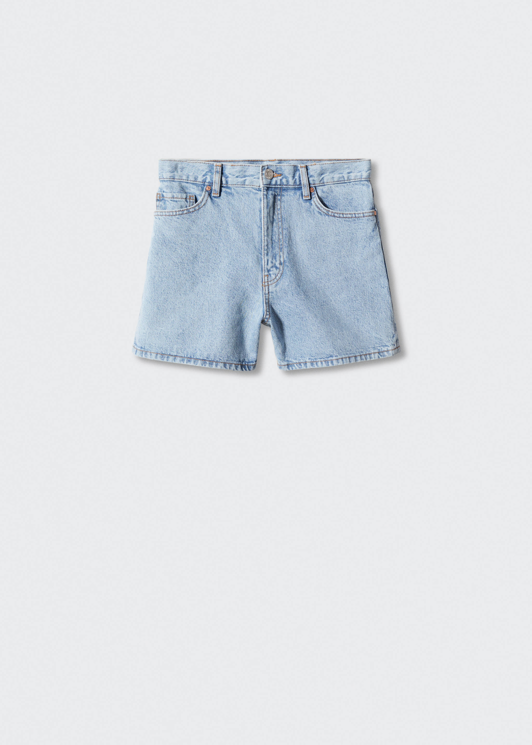 High-rise denim shorts - Article without model