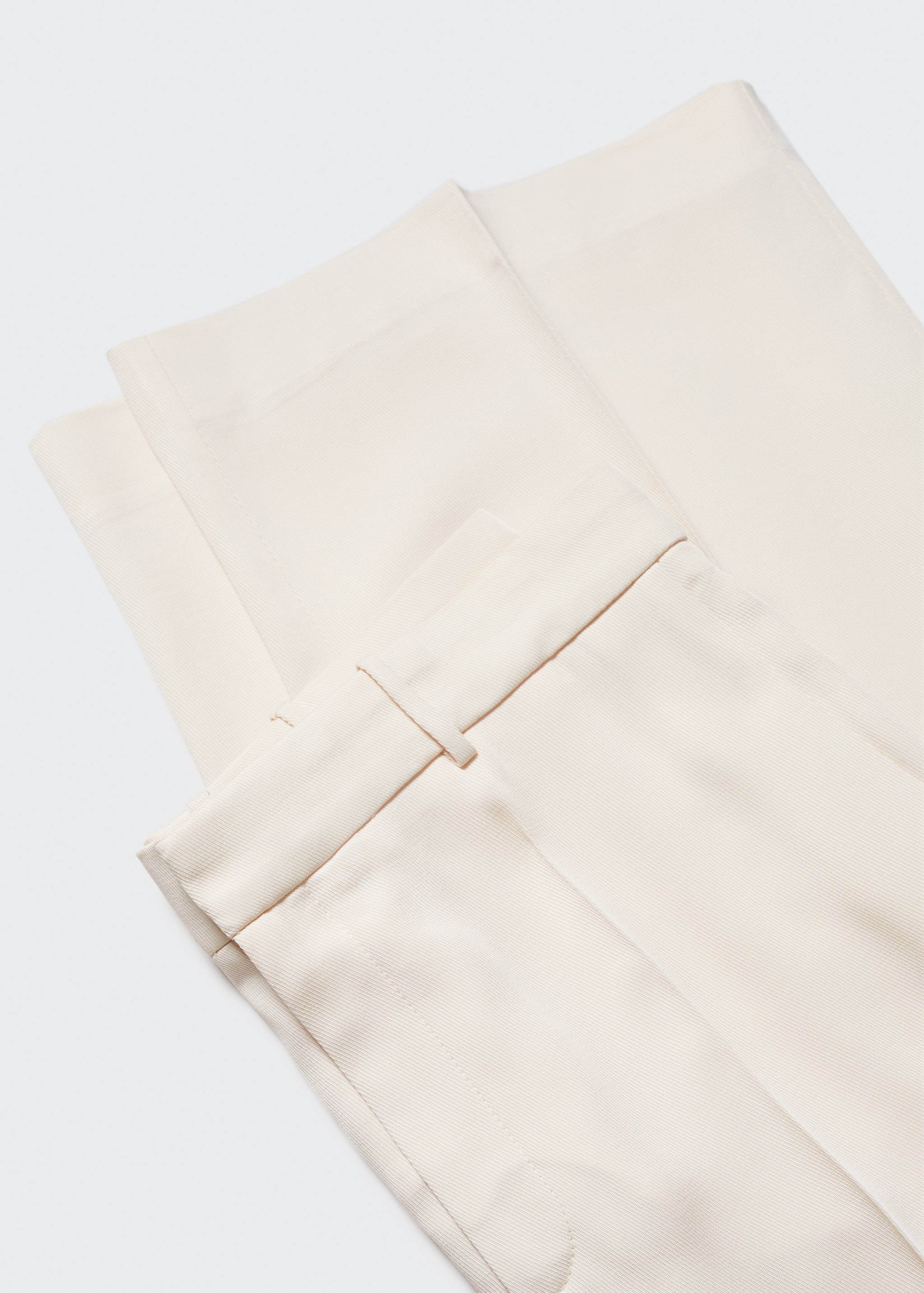 Wideleg pleated trousers - Details of the article 8