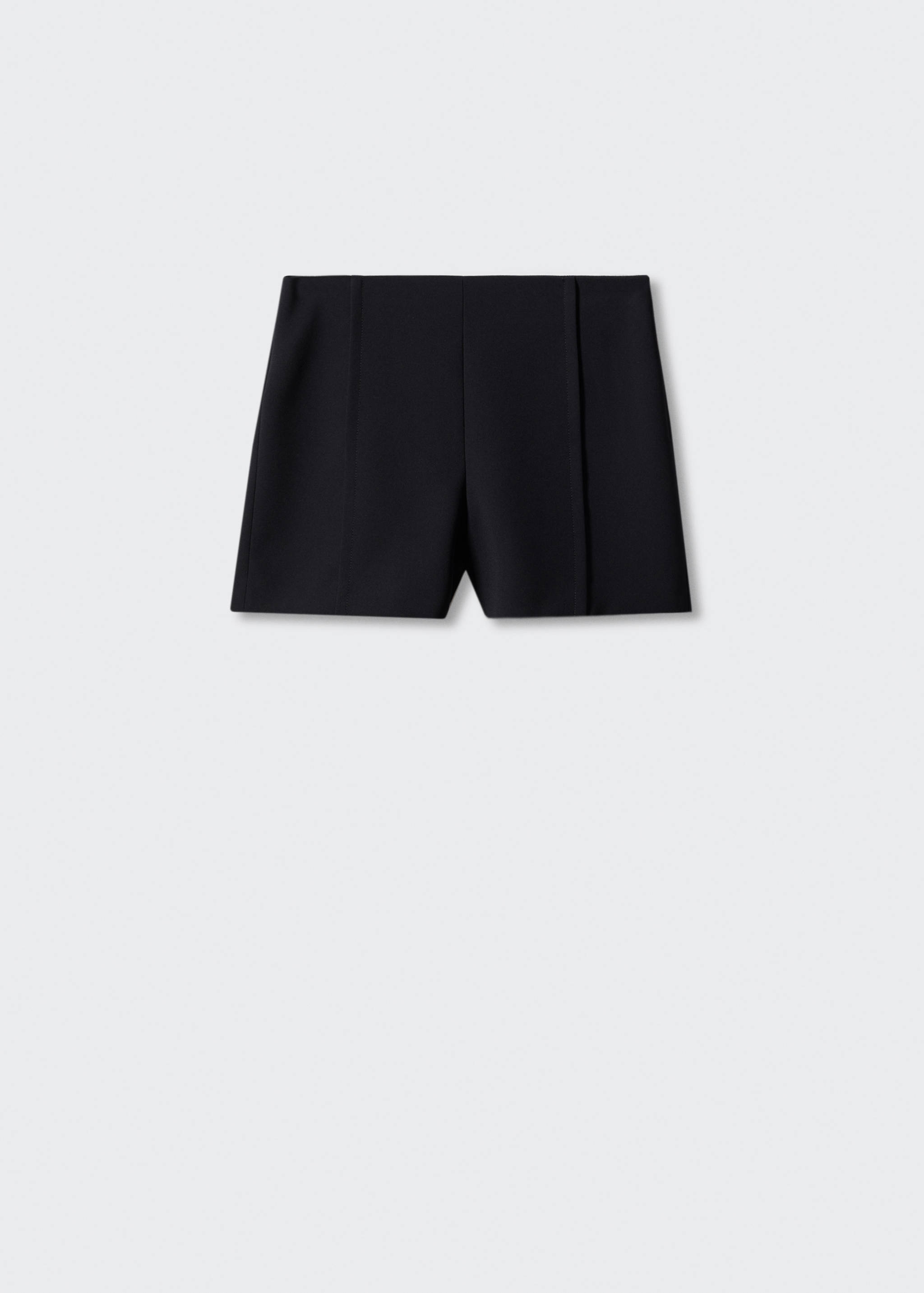 High-waist straight shorts - Article without model