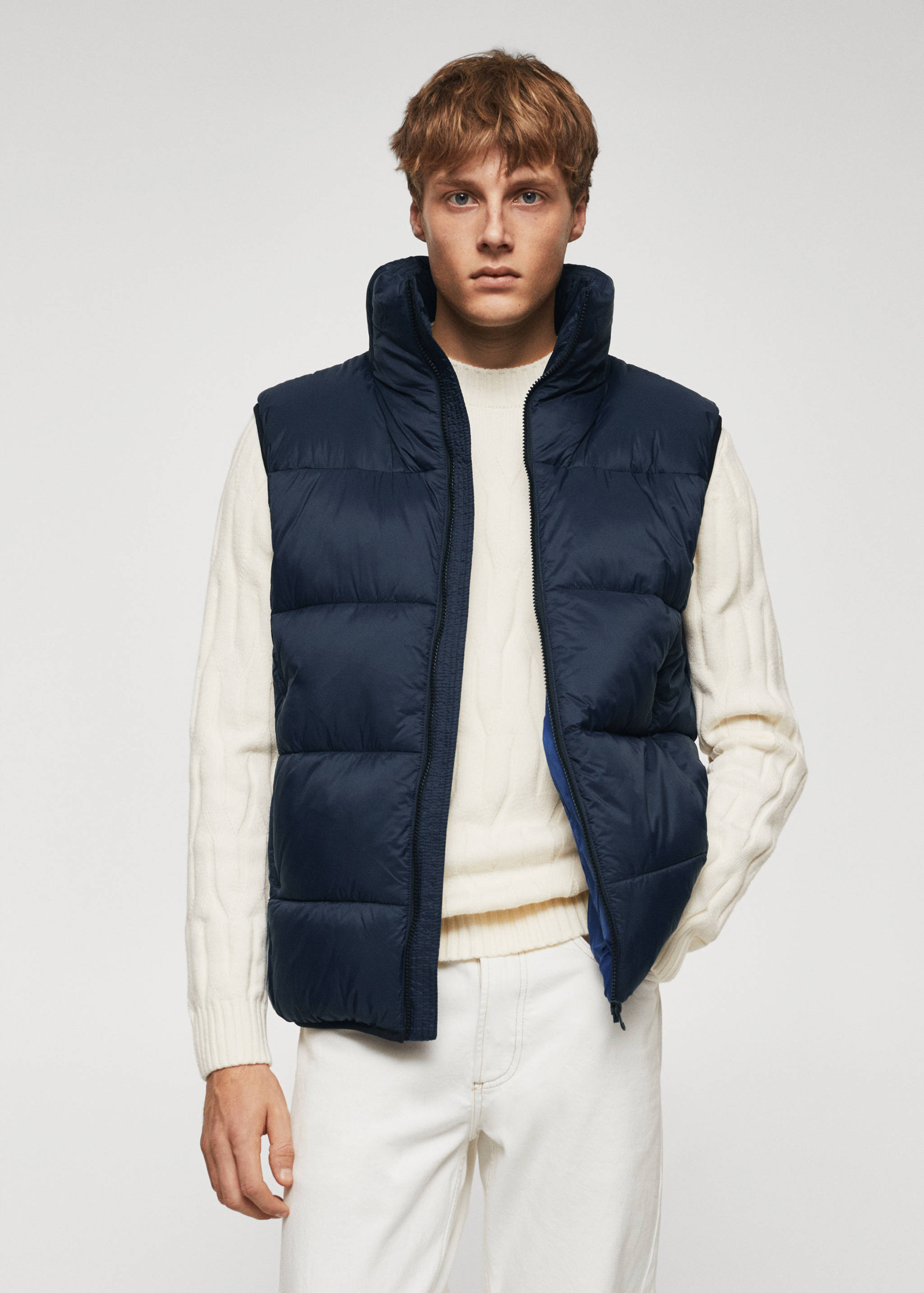 Waterdichte bodywarmer - Middenvlak