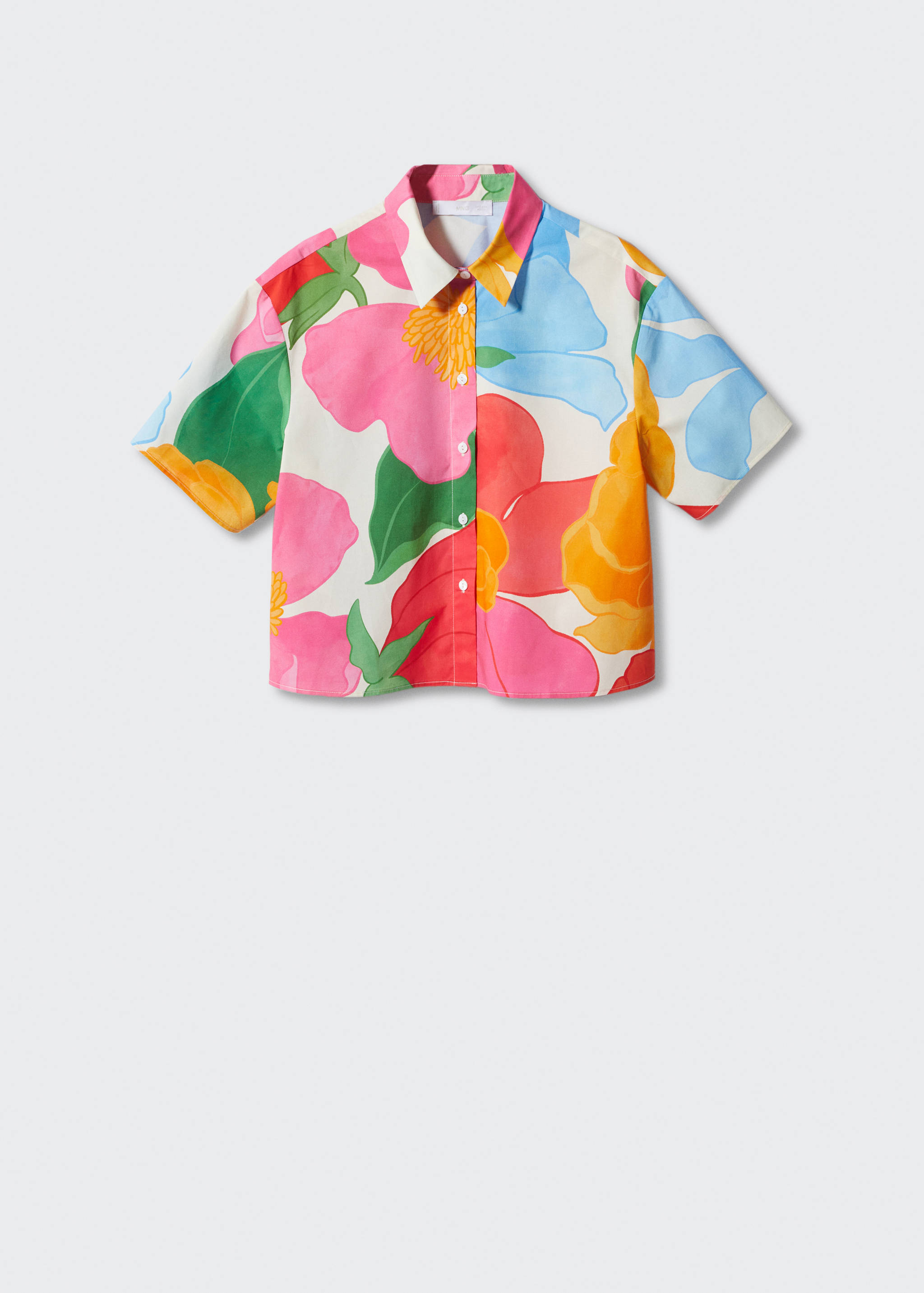 Cotton flower shirt - Article without model
