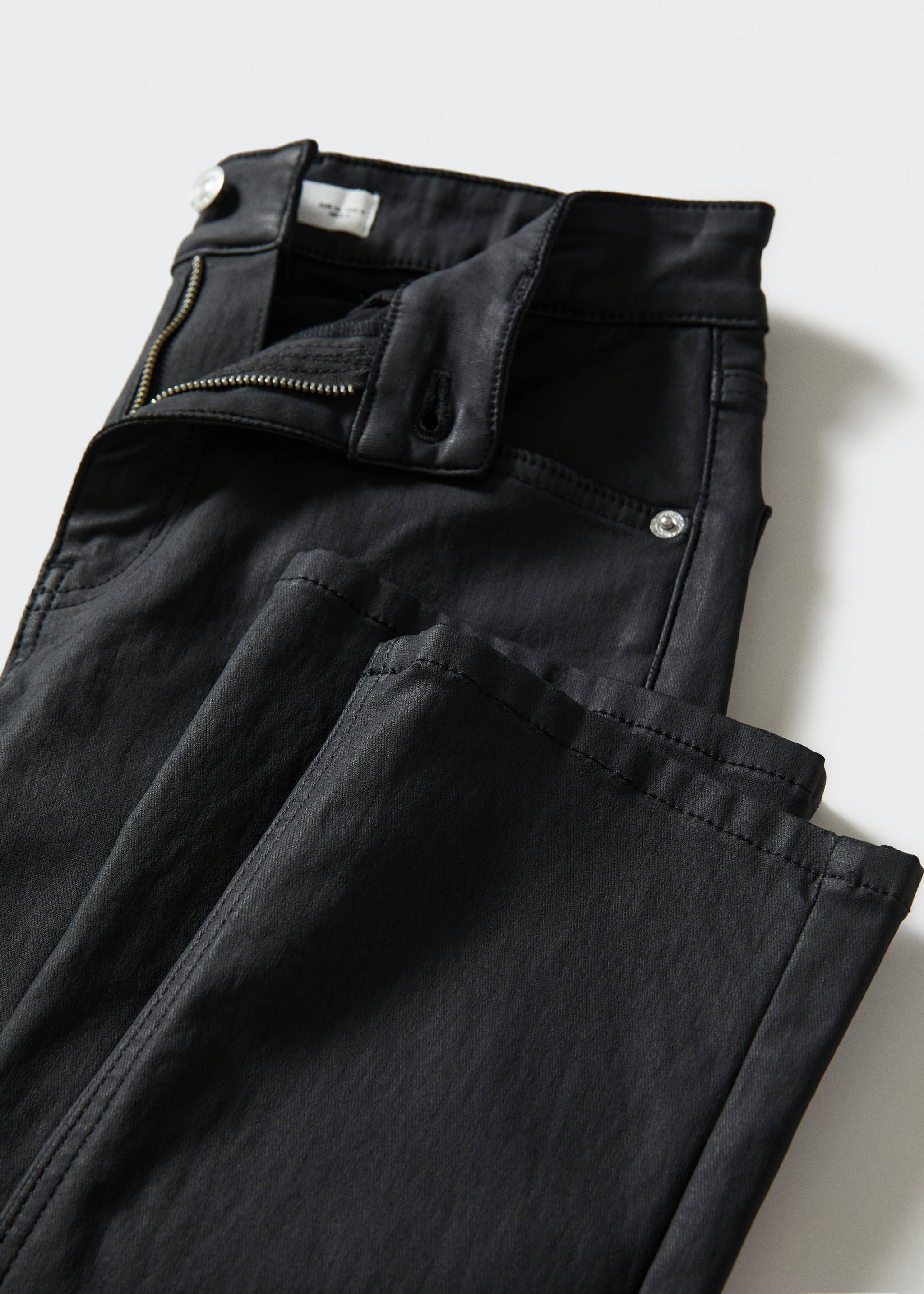 Waxed straight jeans - Details of the article 8