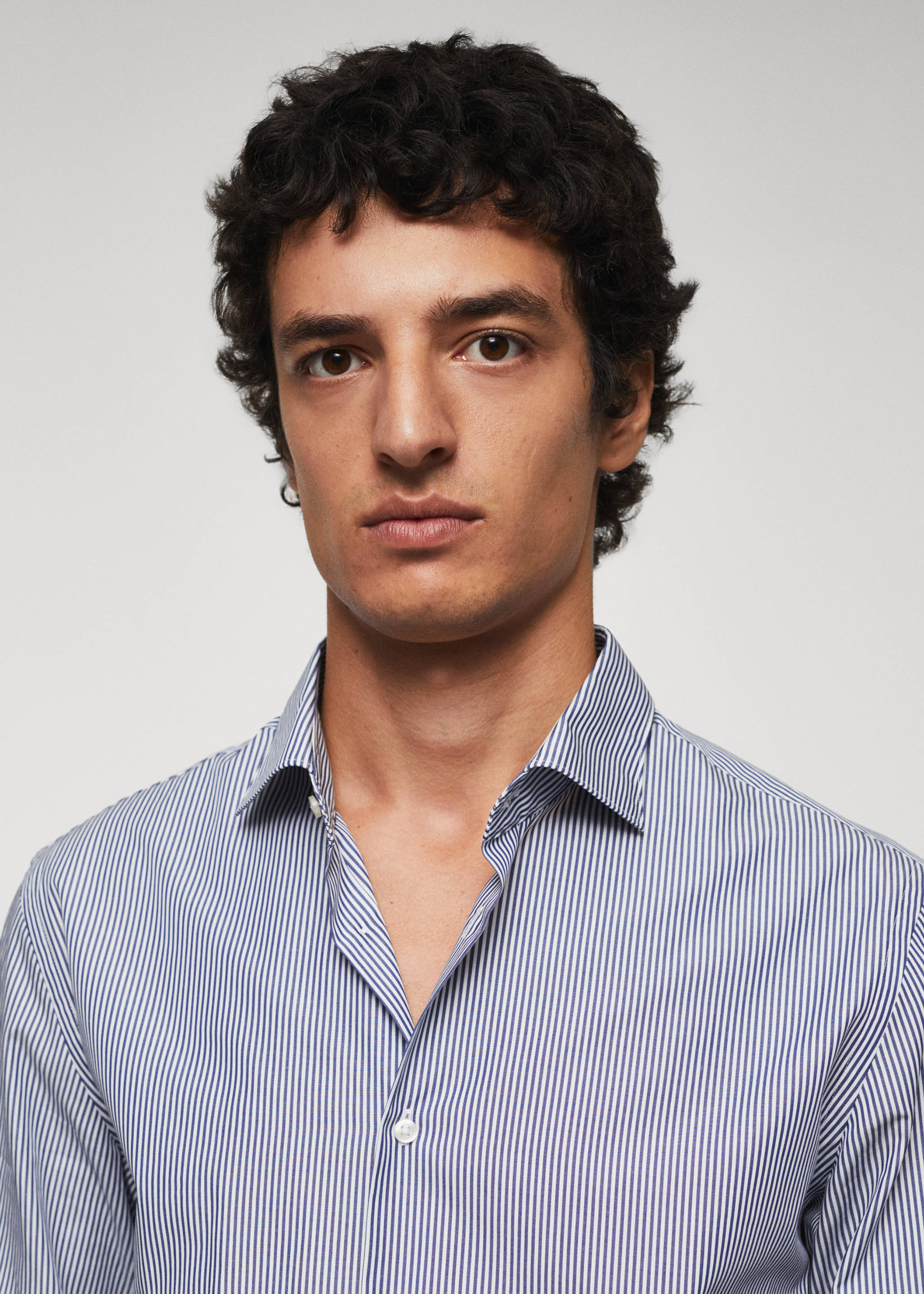 قميص قطن مخطط مجسم - تفاصيل المنتج 1