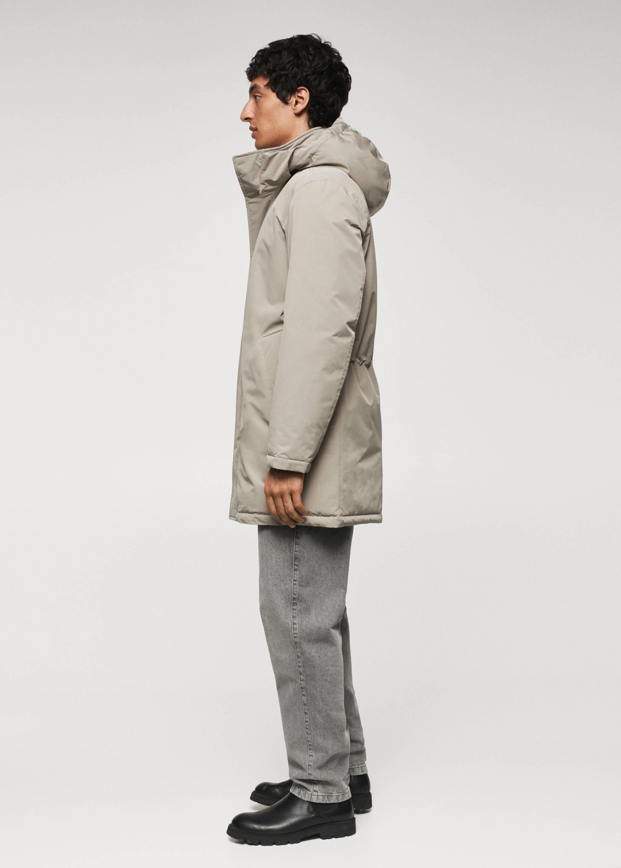 Quilted hooded parka - Details of the article 6