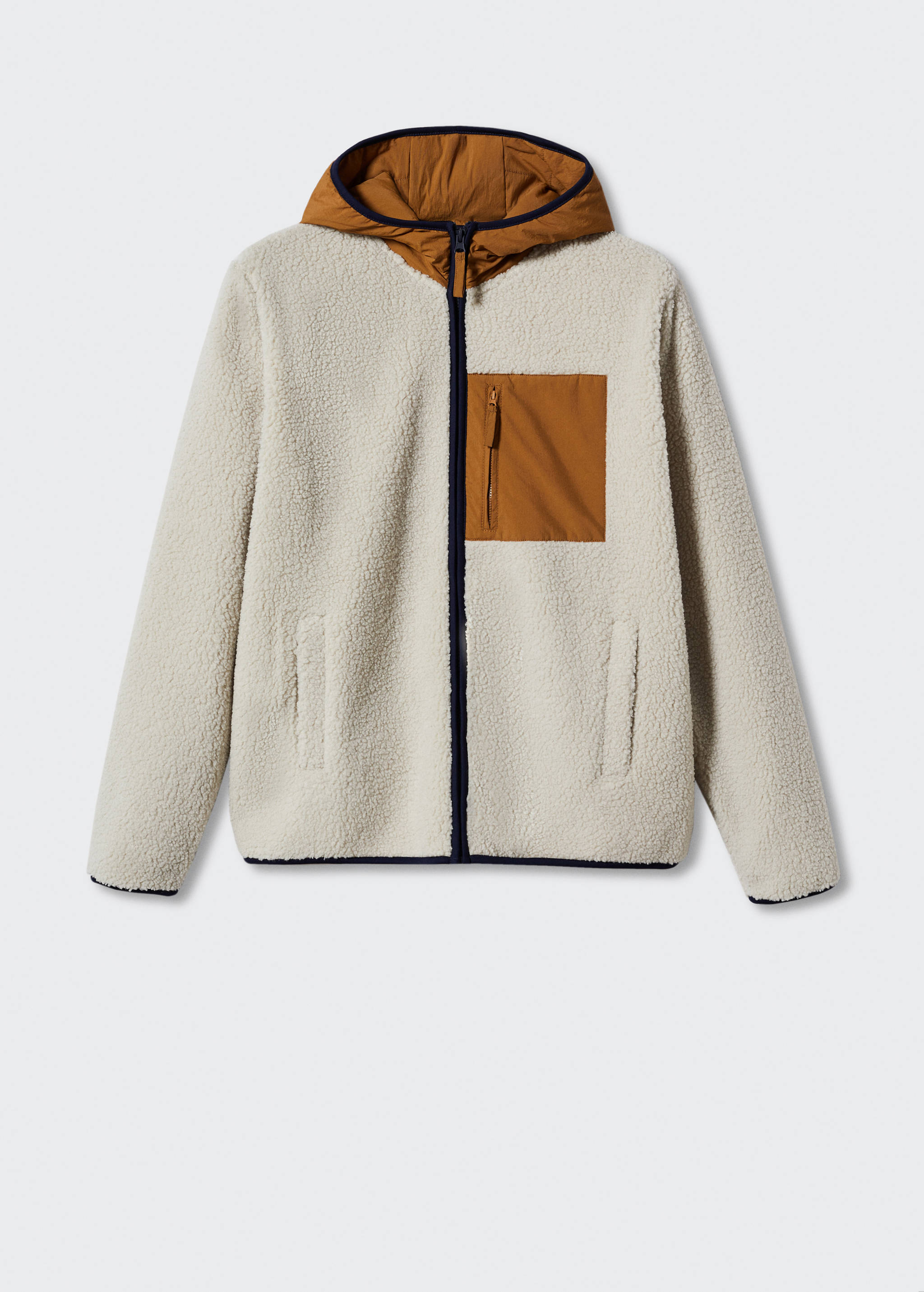 Sweat-shirt combiné imitation mouton - Article sans modèle