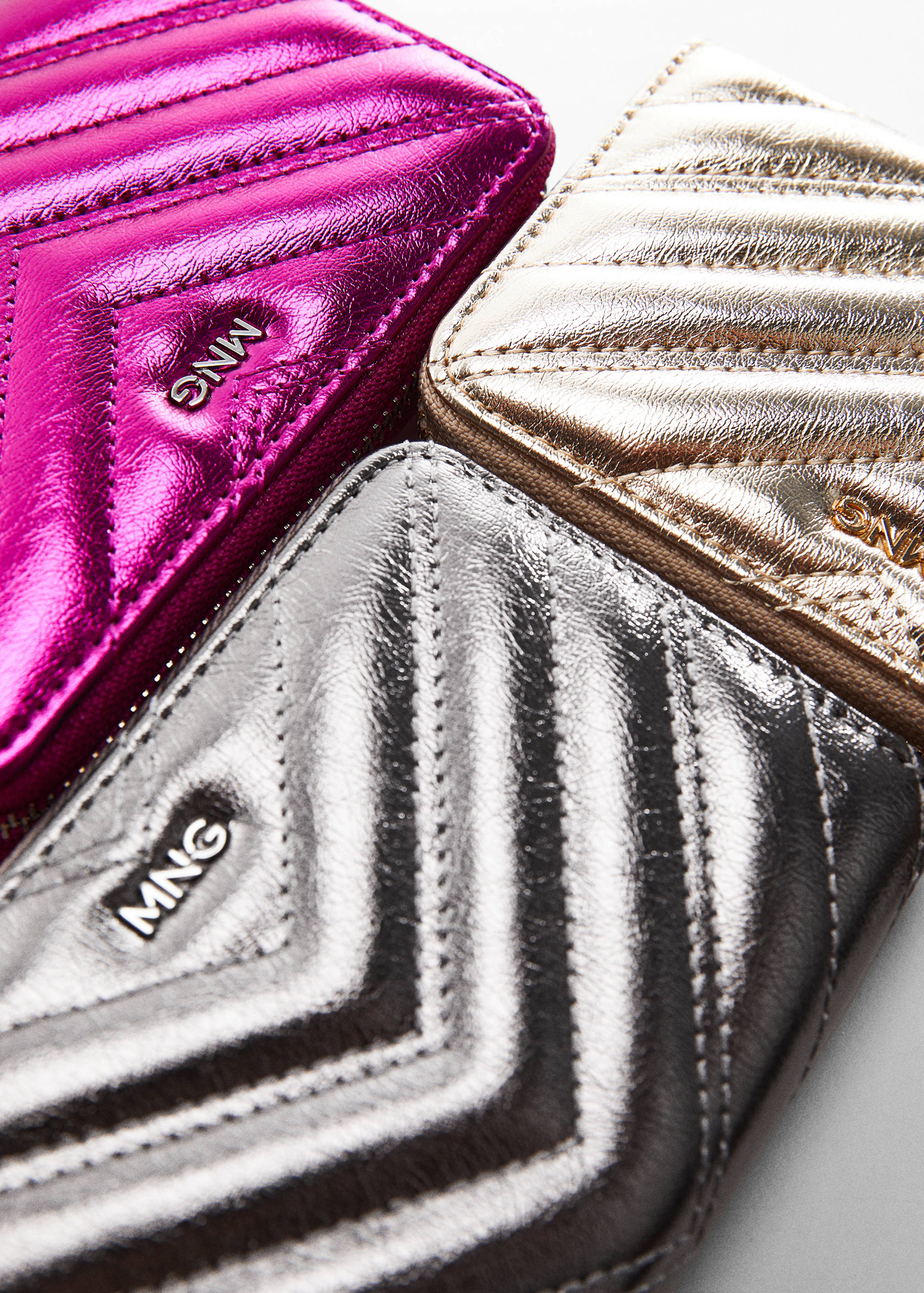 填充金属质感钱包 - null