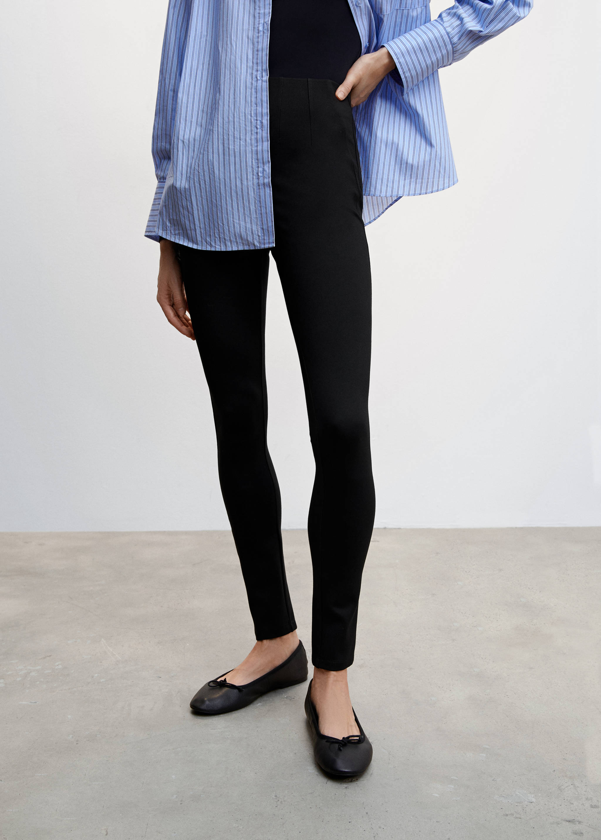 Flared leggings - Medium plane