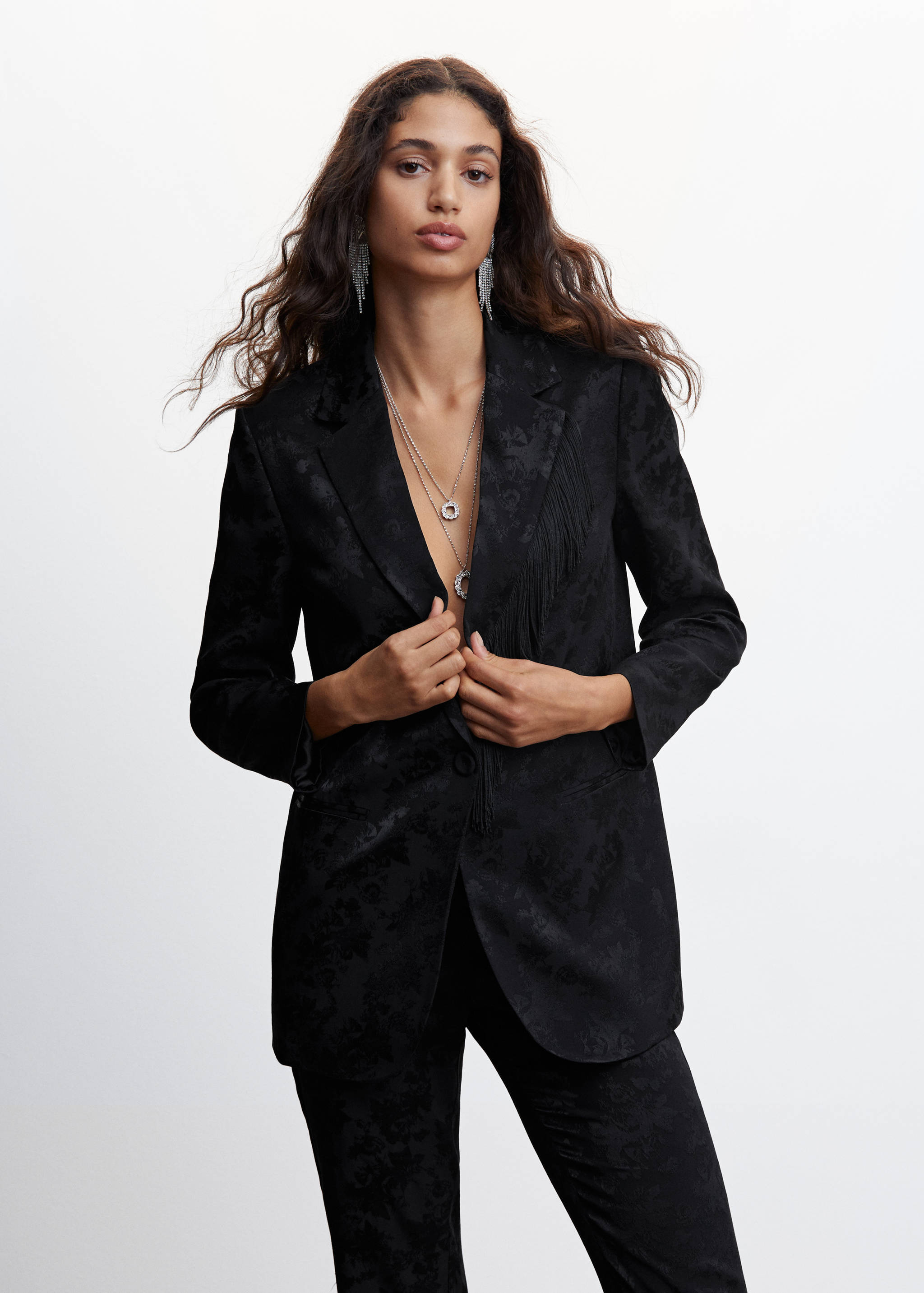 Jacquard blazer - Medium plane