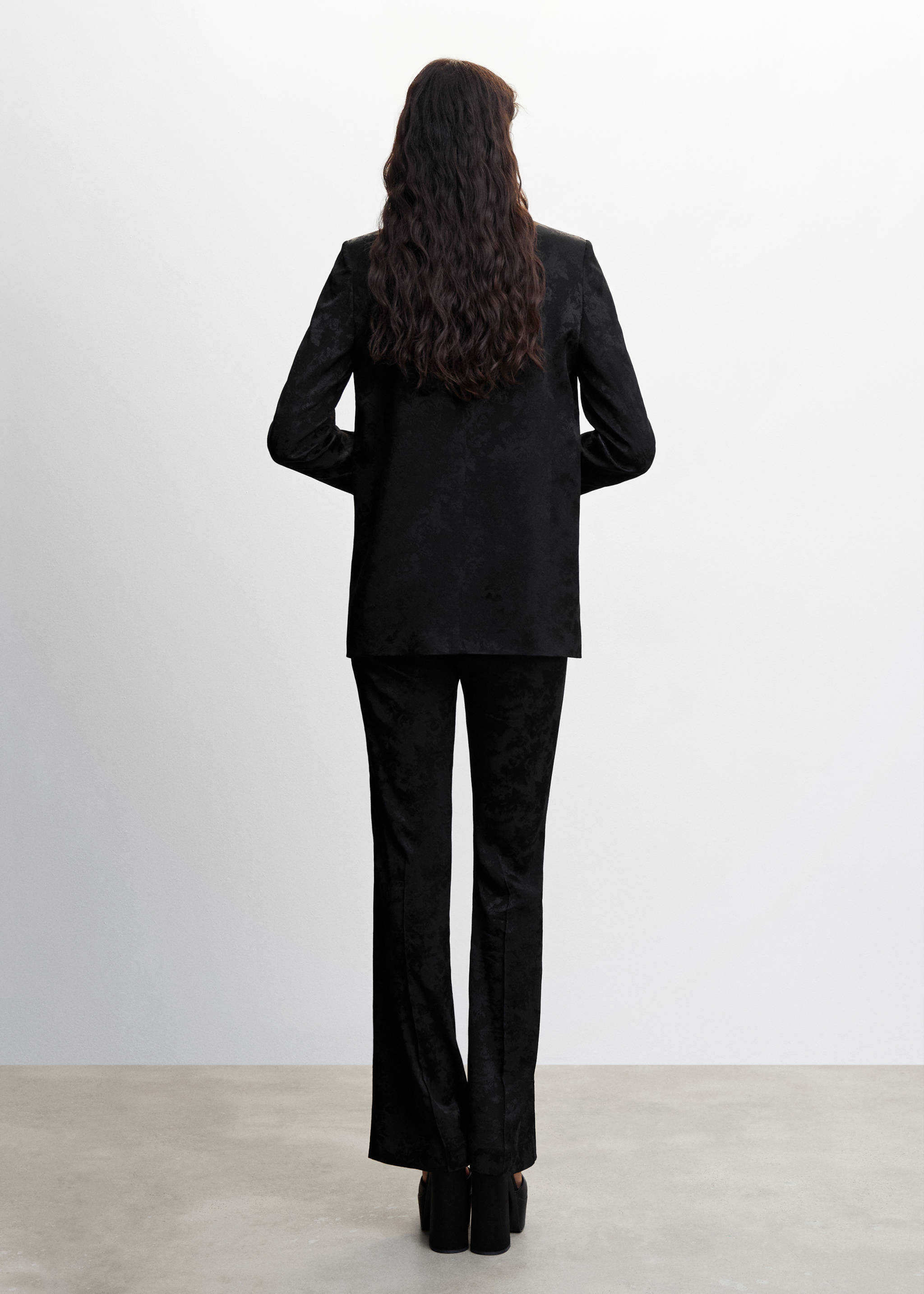 Jacquard blazer - Reverse of the article