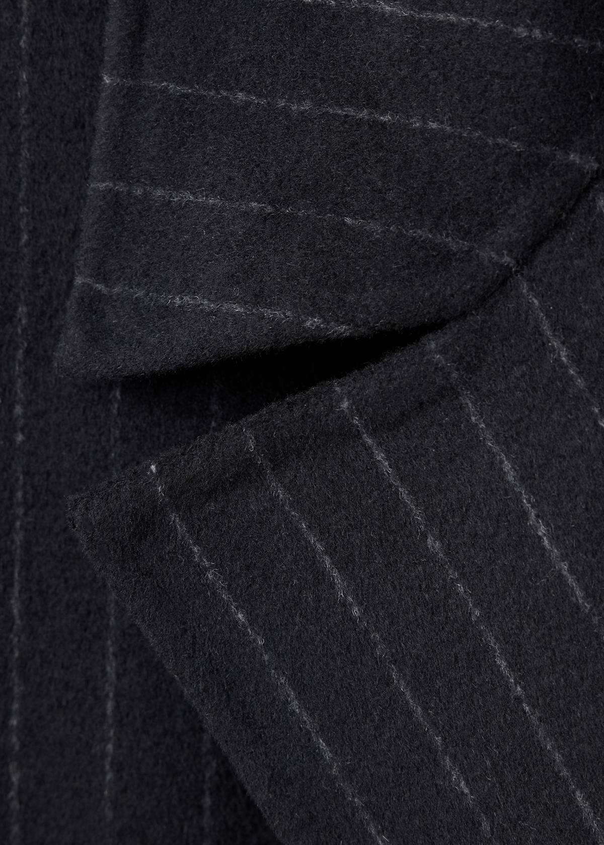 Handmade oversized wool coat — Navy