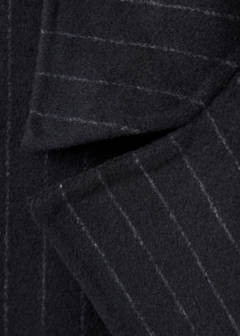 Handmade oversized wool coat — Navy 6