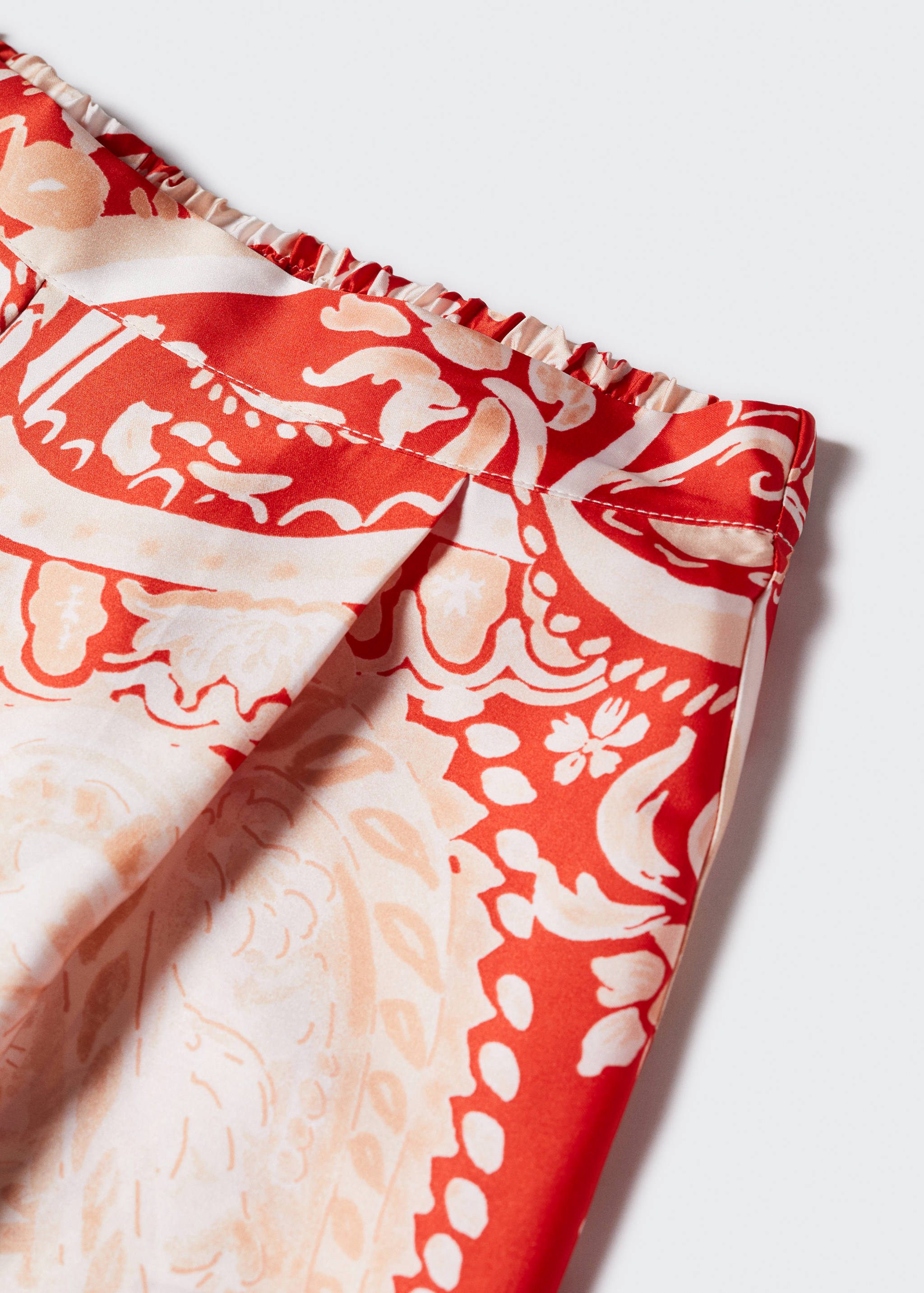 Pantalon satiné imprimé - Détail de l'article 8