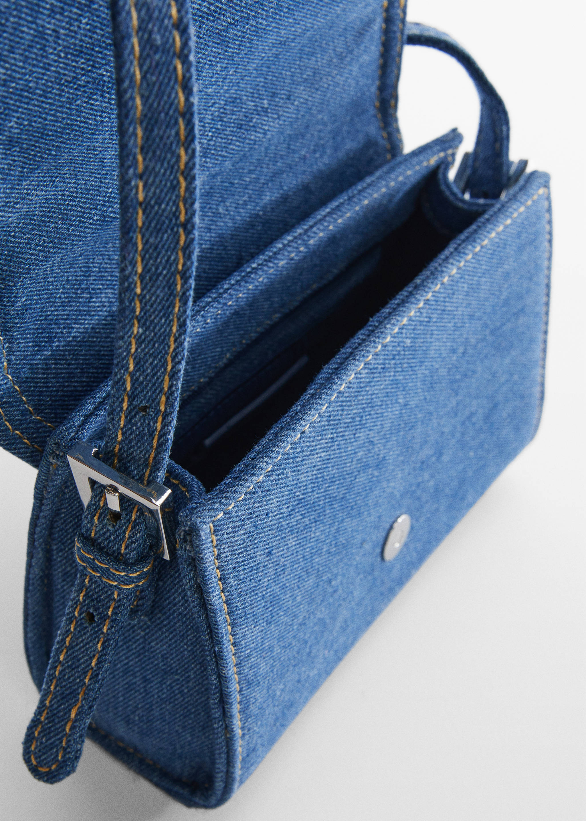 Denim bag with long handle - Details of the article 2
