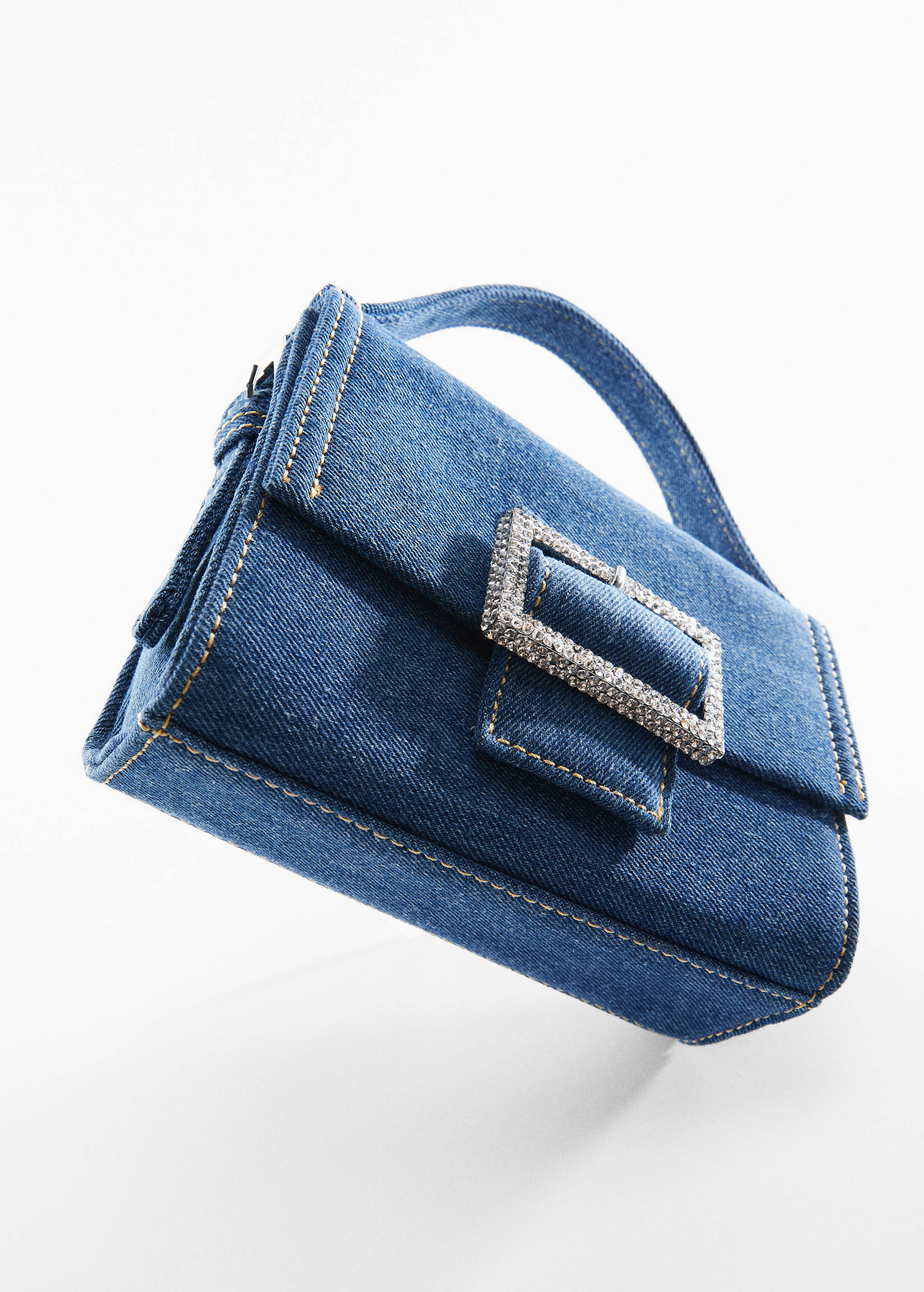 Denim bag with long handle - Details of the article 5