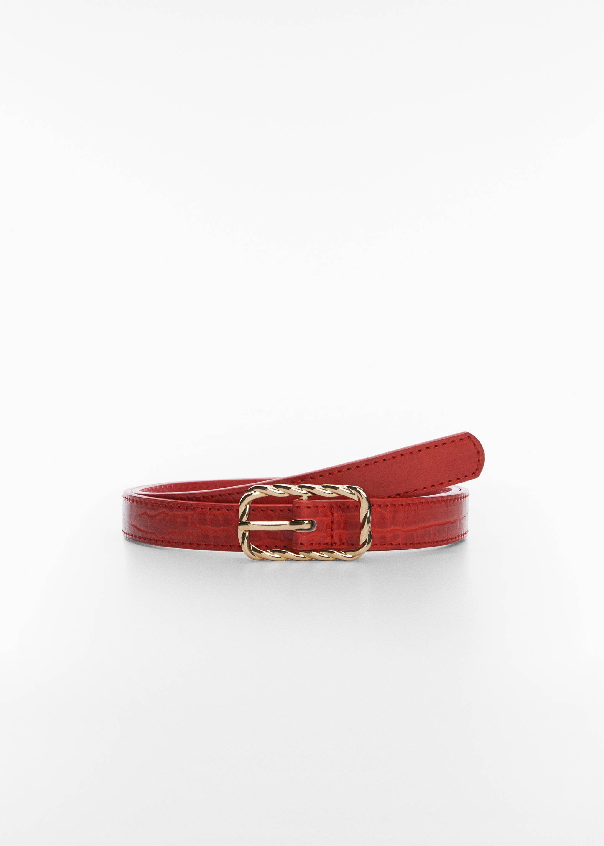 Embossed buckle belt - Article without model