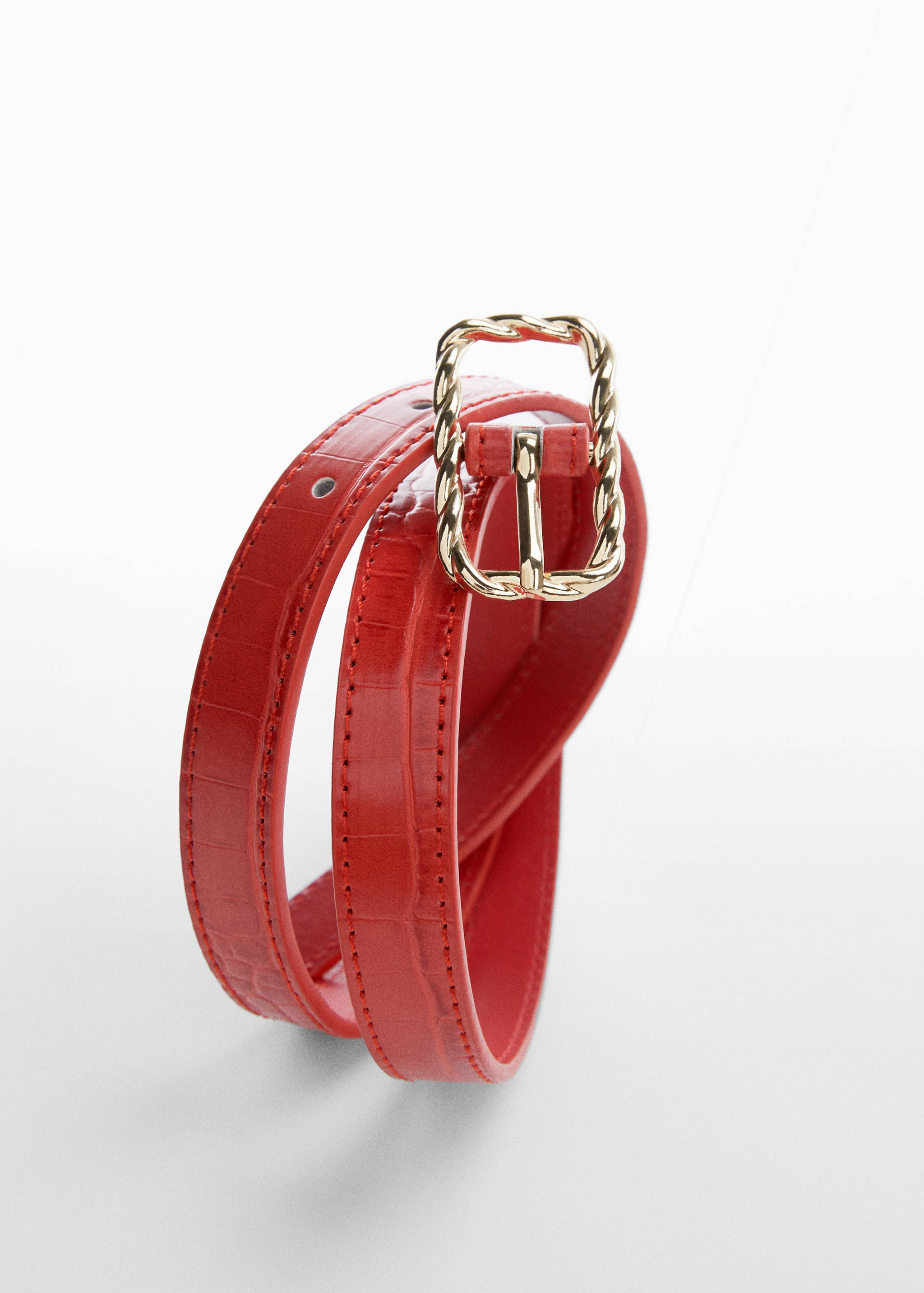 Embossed buckle belt - Details of the article 5