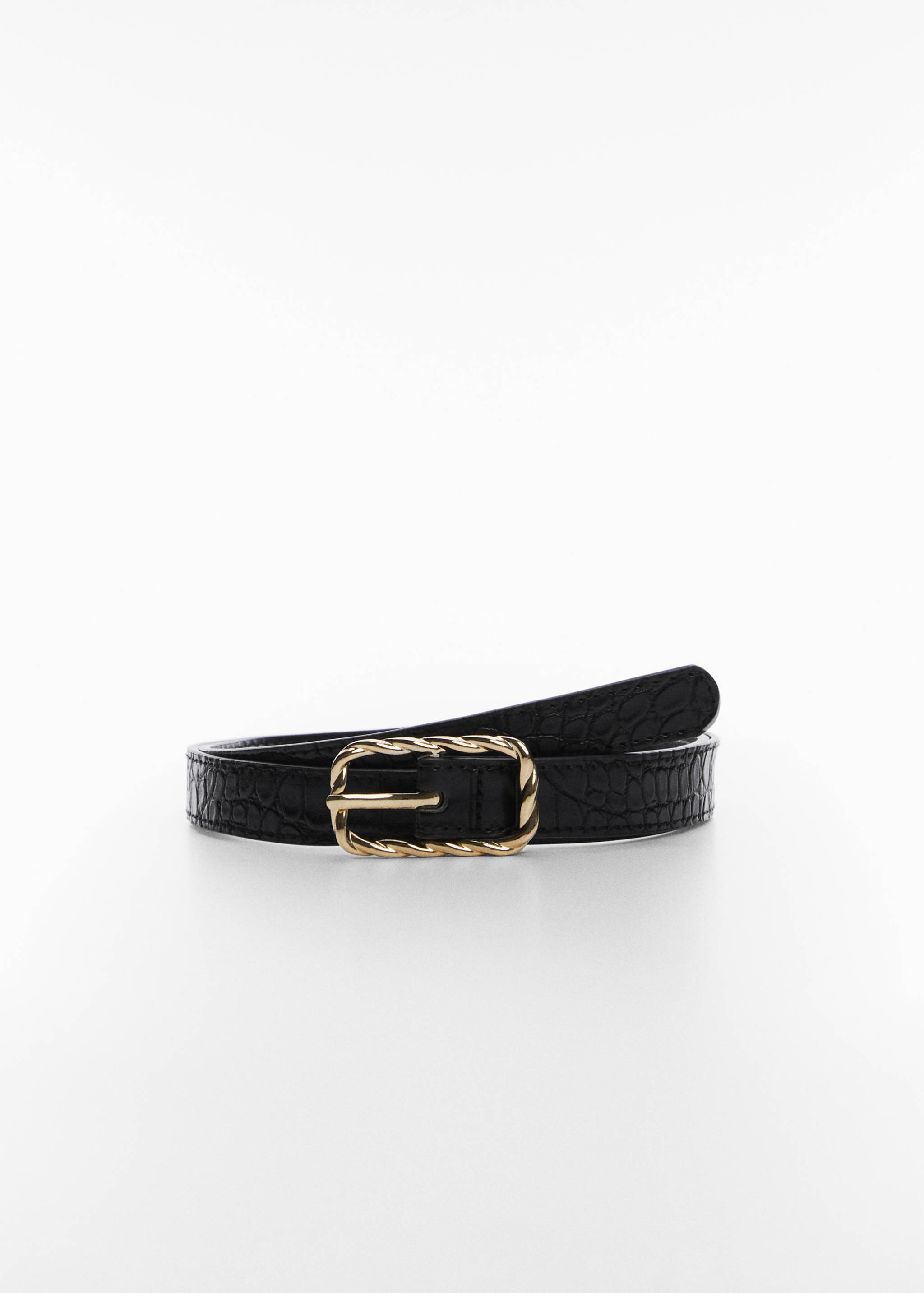 Embossed buckle belt - Article without model