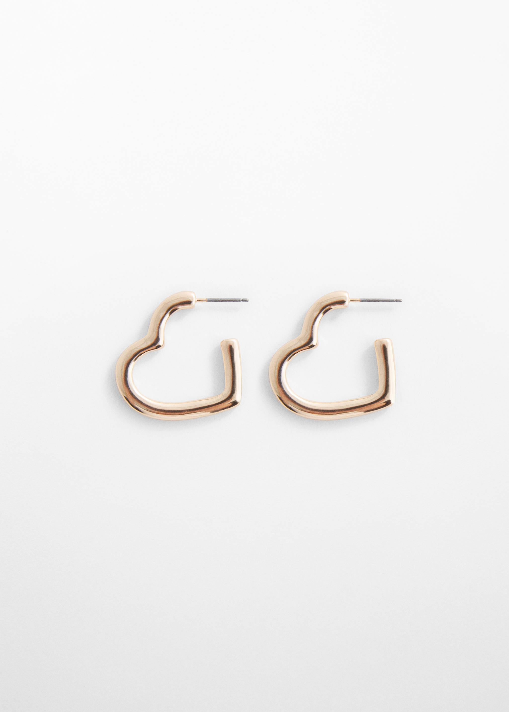 Серьги с сердечком - Изделие без модели