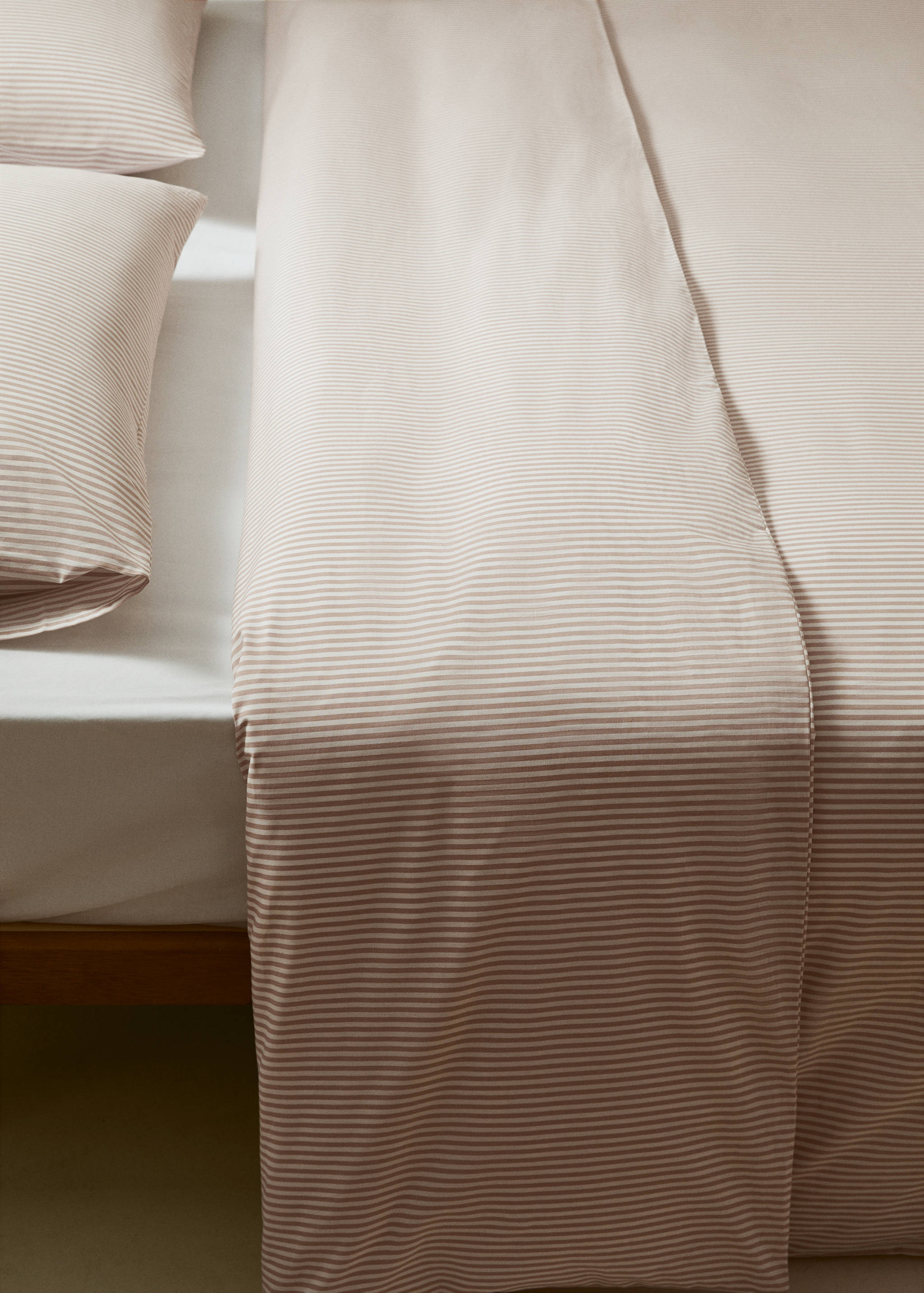 Gestreifter Bettbezug für 135 cm Bett - Detail des Artikels 8