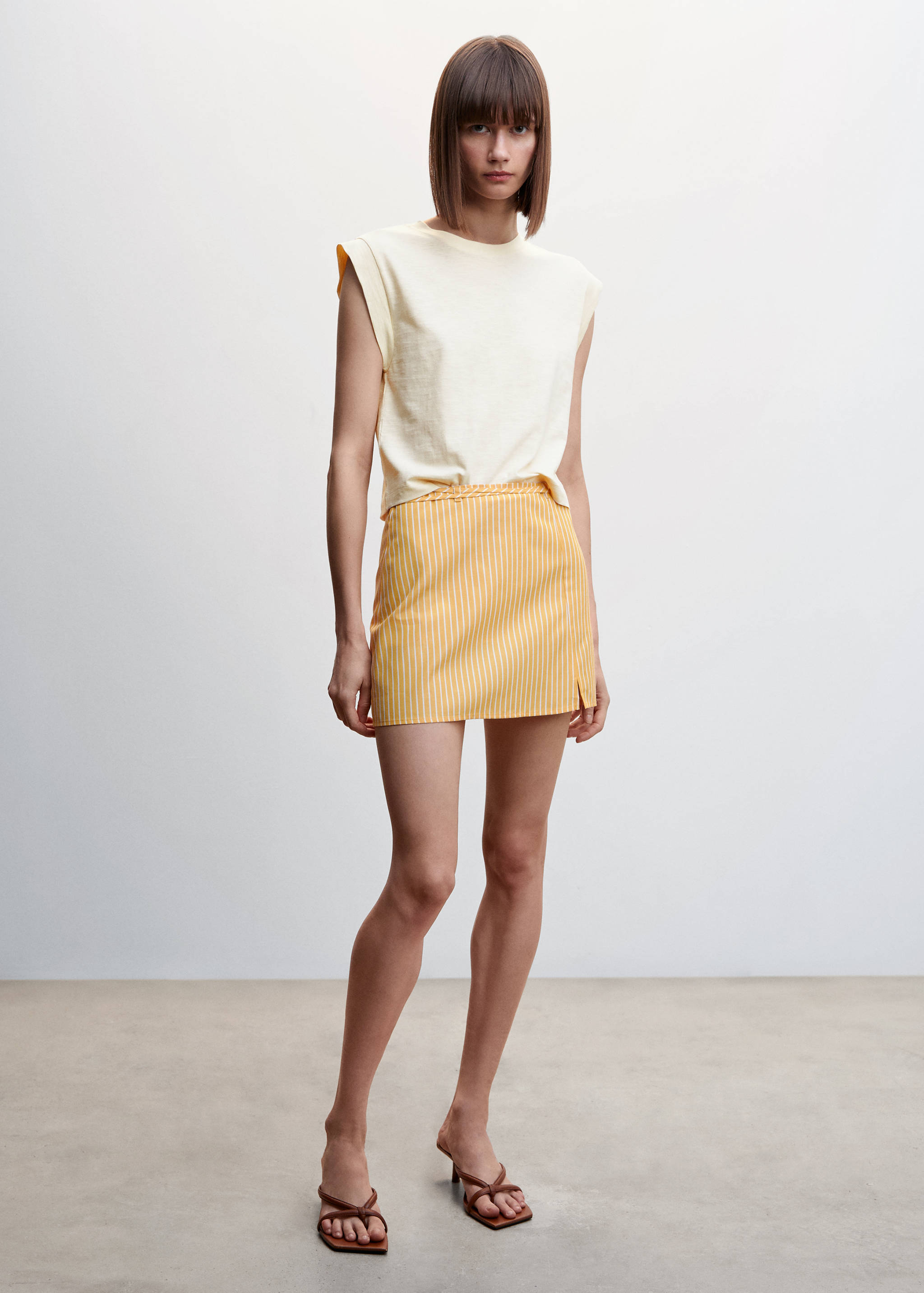 Cropped cotton T-shirt - General plane