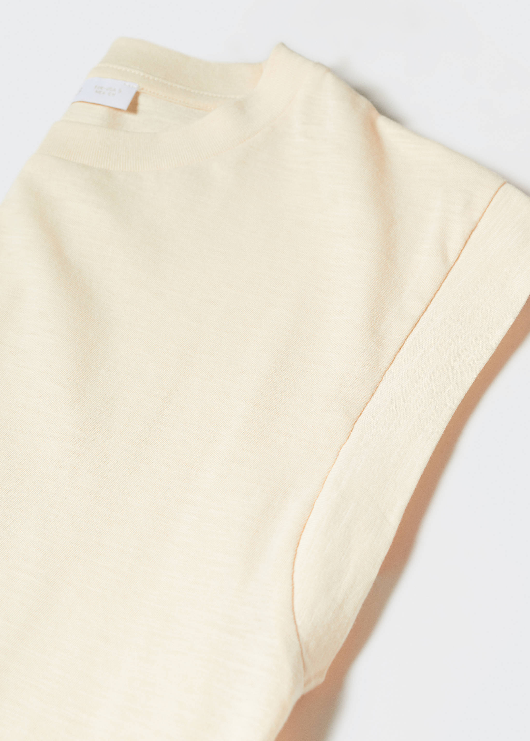 Cropped cotton T-shirt - Details of the article 8