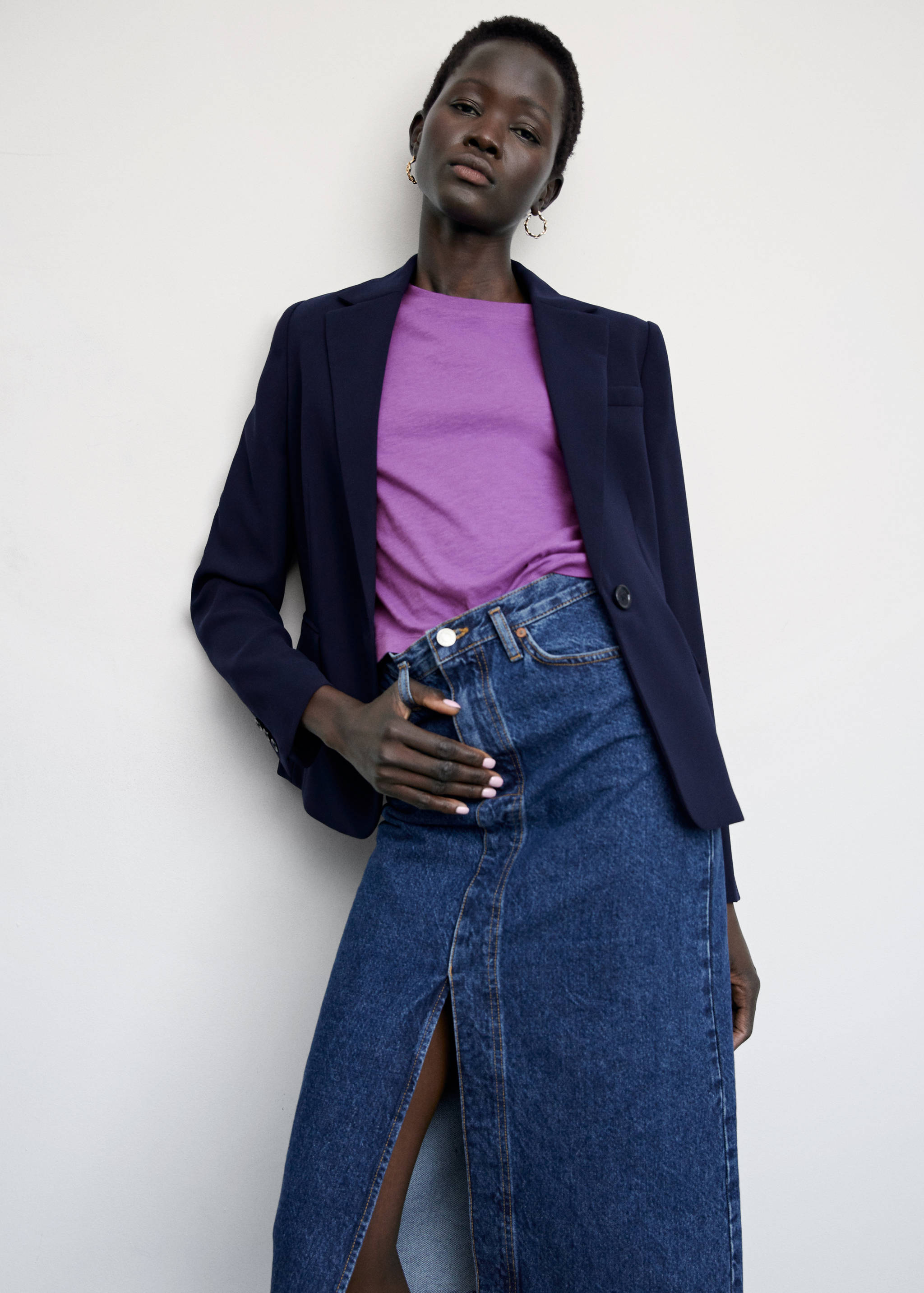 Cropped cotton T-shirt - Details of the article 2