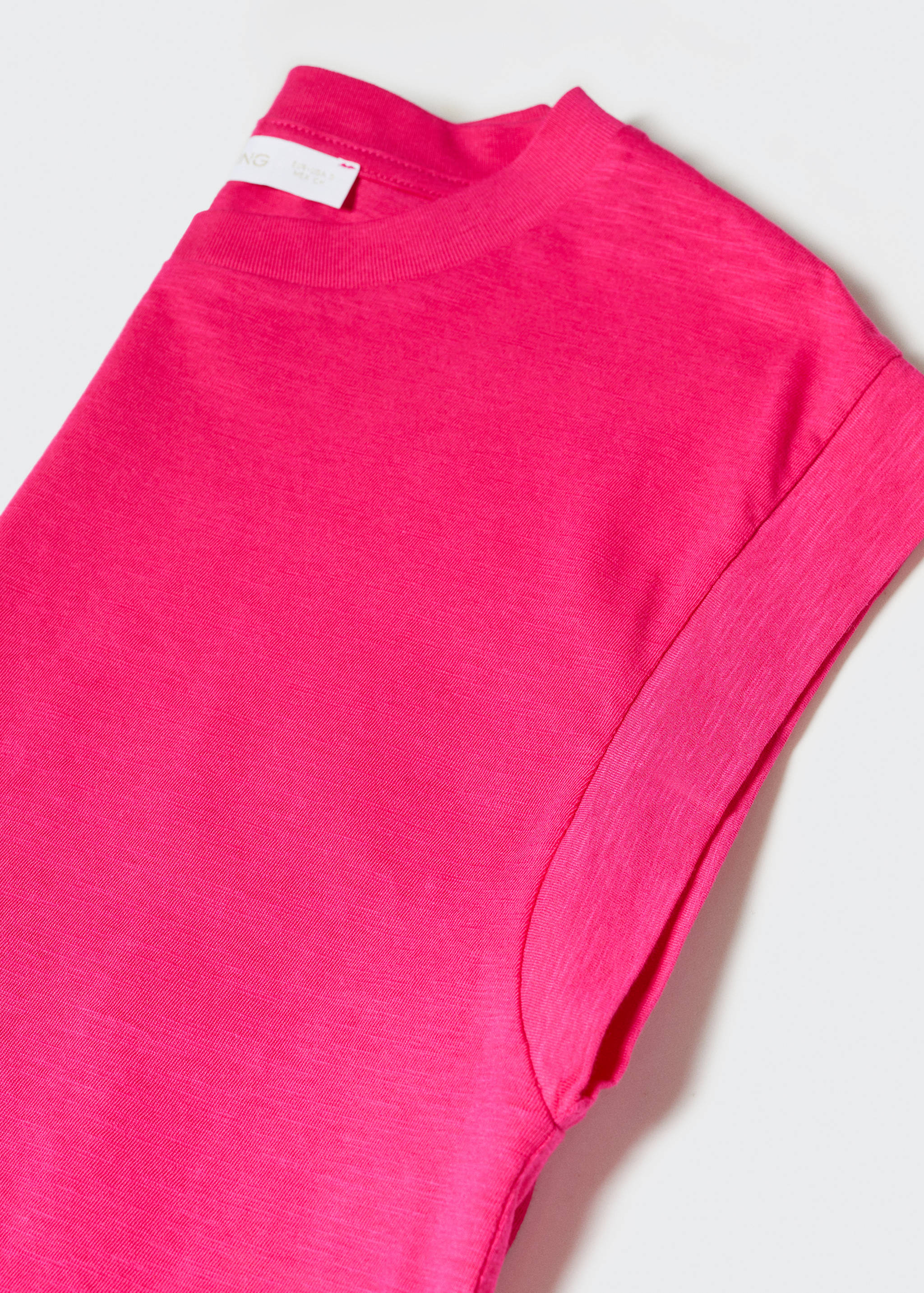 Cropped cotton T-shirt - Details of the article 8