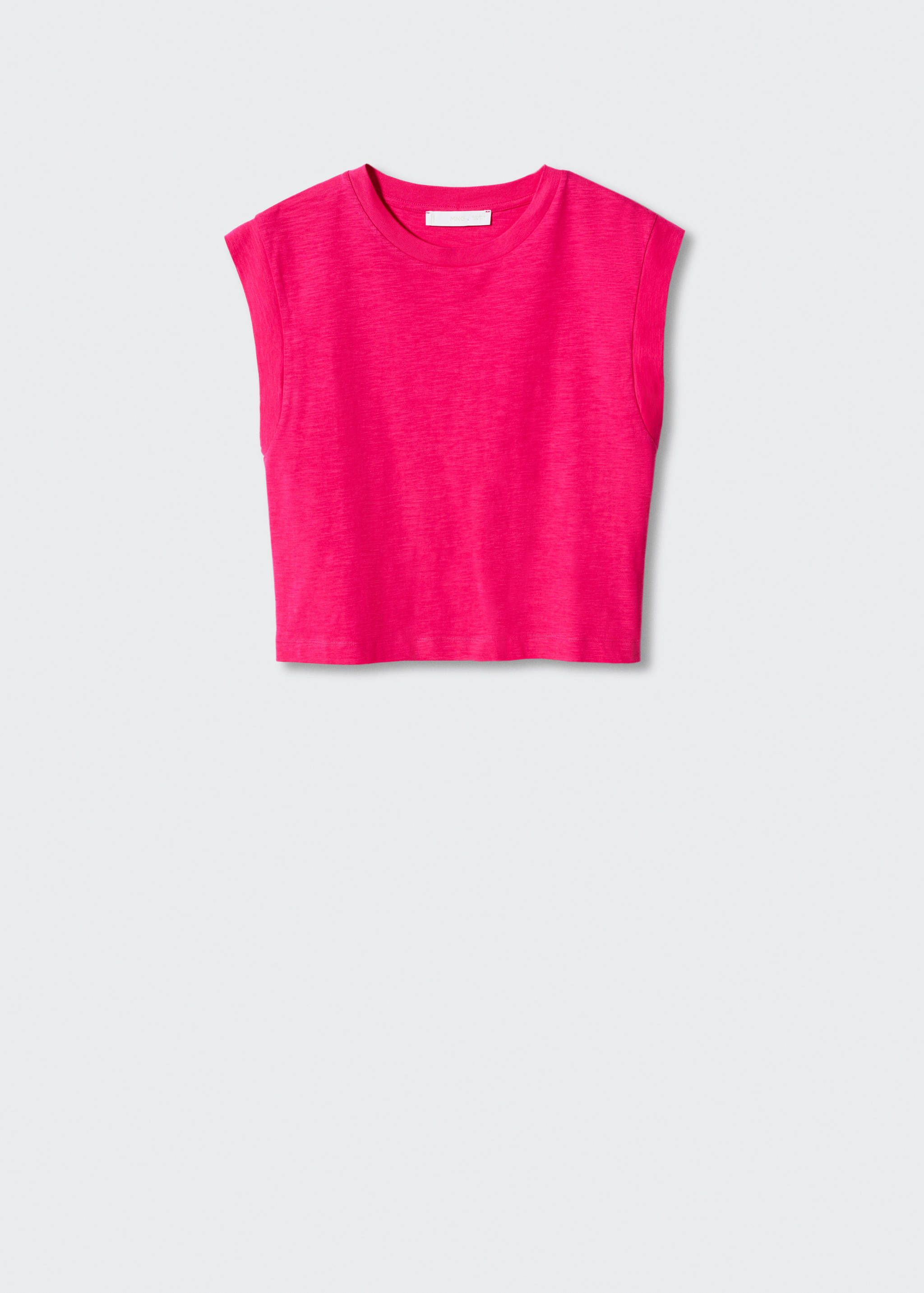 Cropped cotton T-shirt - Article without model